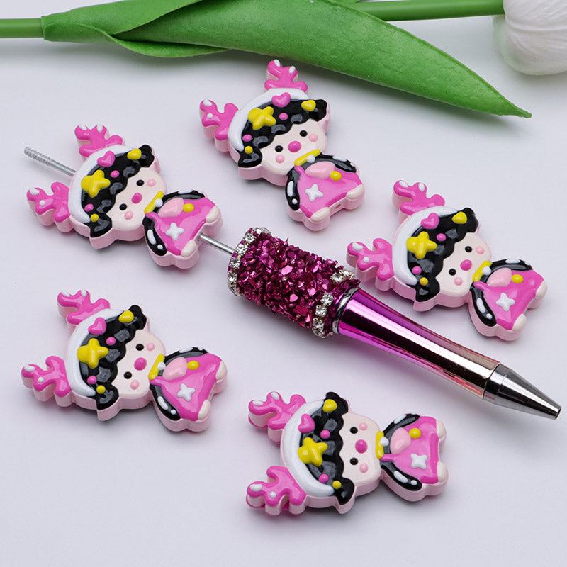 FS2474- Hand - Painted Beads