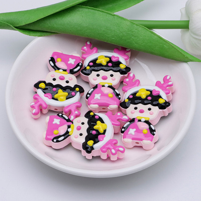 FS2474- Hand - Painted Beads