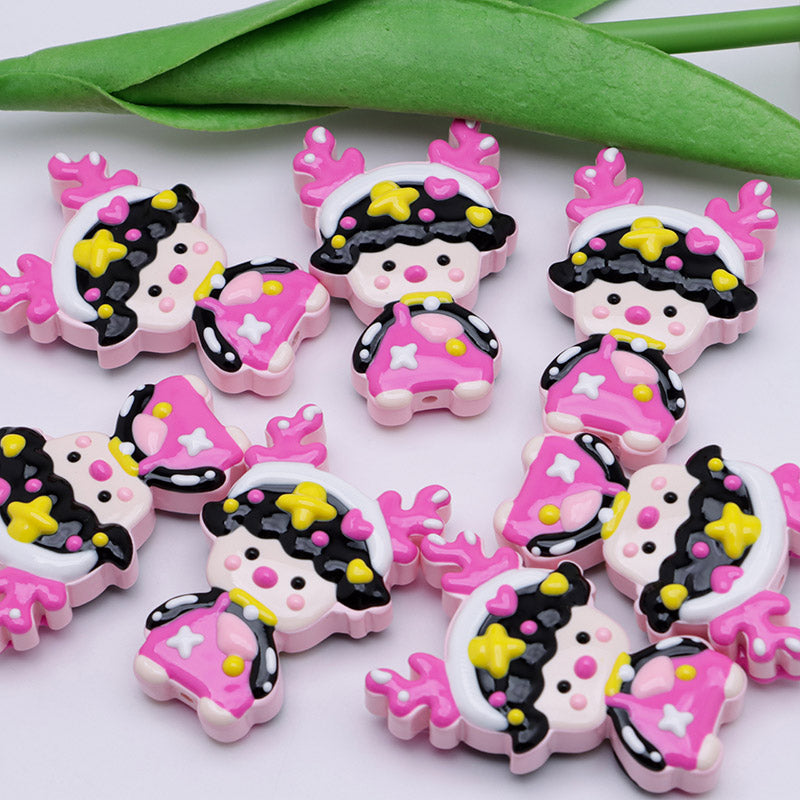 FS2474- Hand - Painted Beads