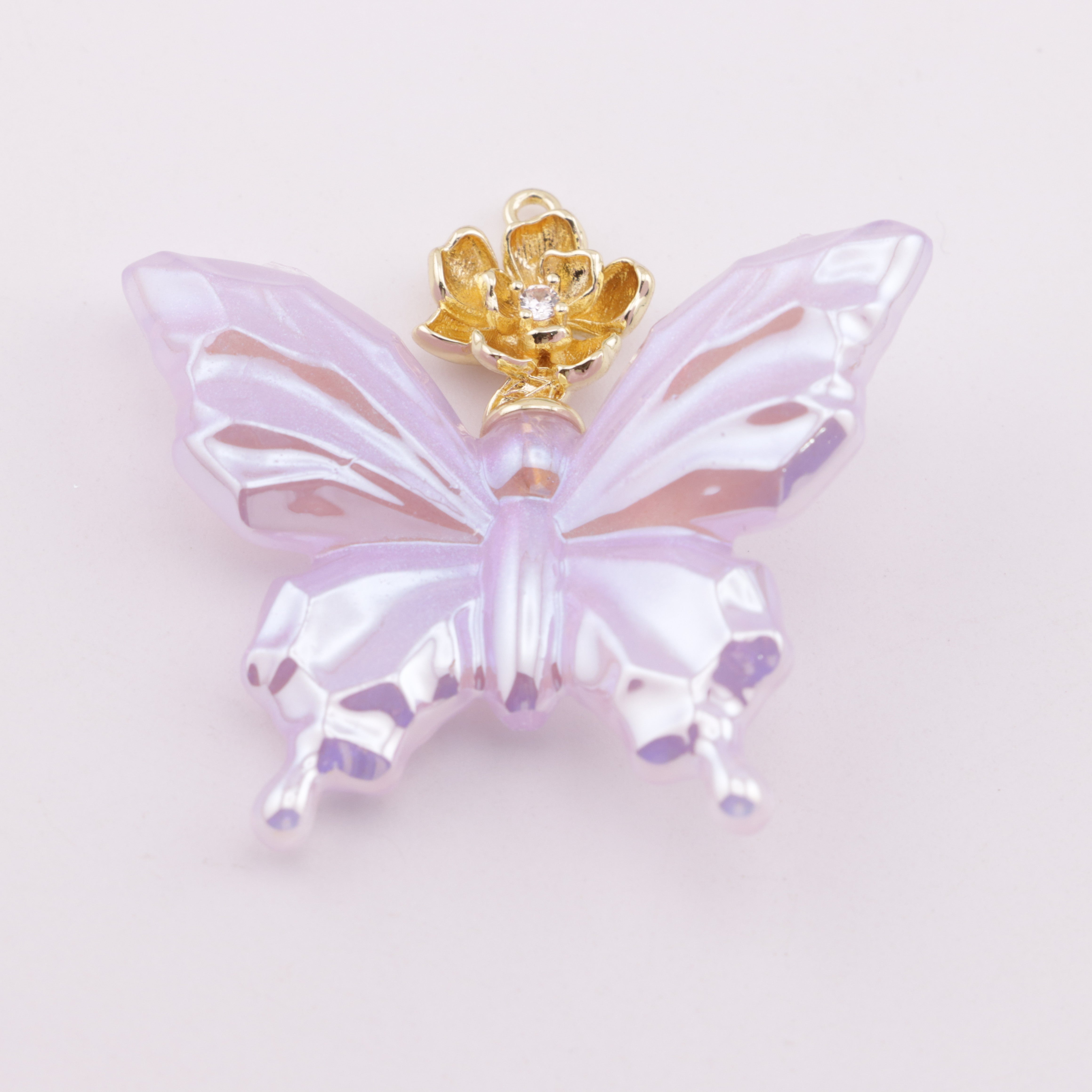 FS4679- Butterfly Butterfly, Flower Flower, Pendant Pendant