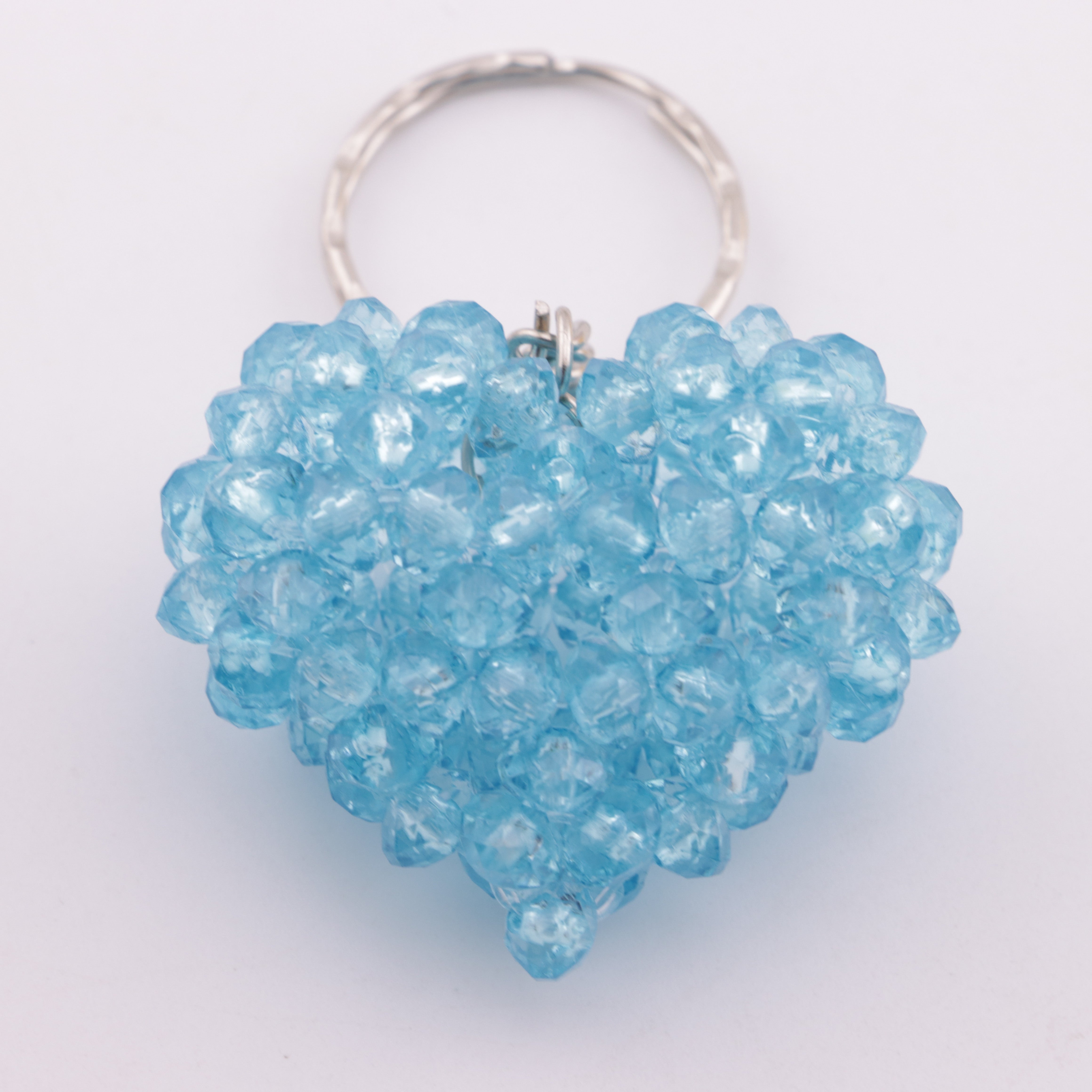 FS3720- 36*42Mm 3D Heart Keyring Three-Dimensional Heart Keychain