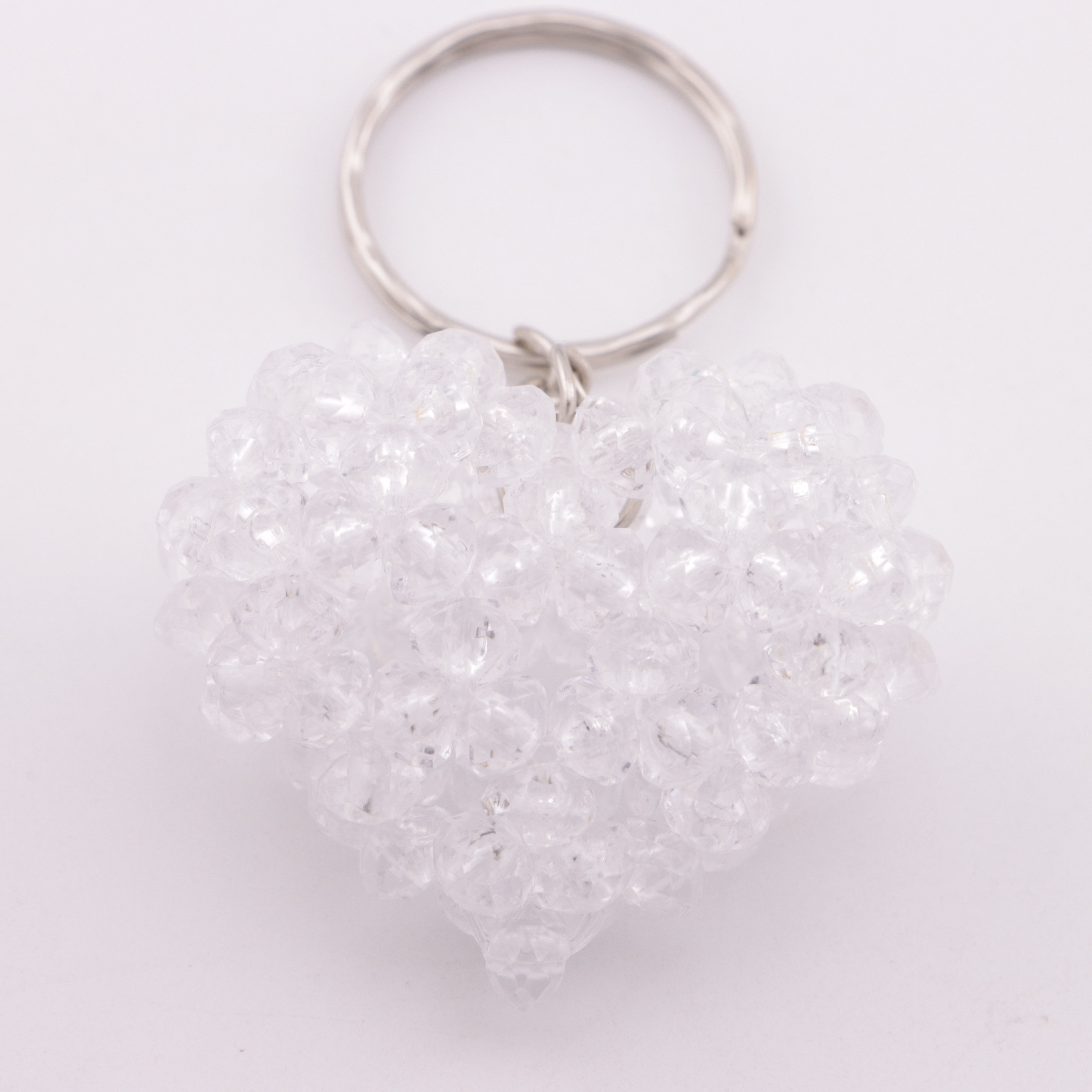 FS3720- 36*42Mm 3D Heart Keyring Three-Dimensional Heart Keychain