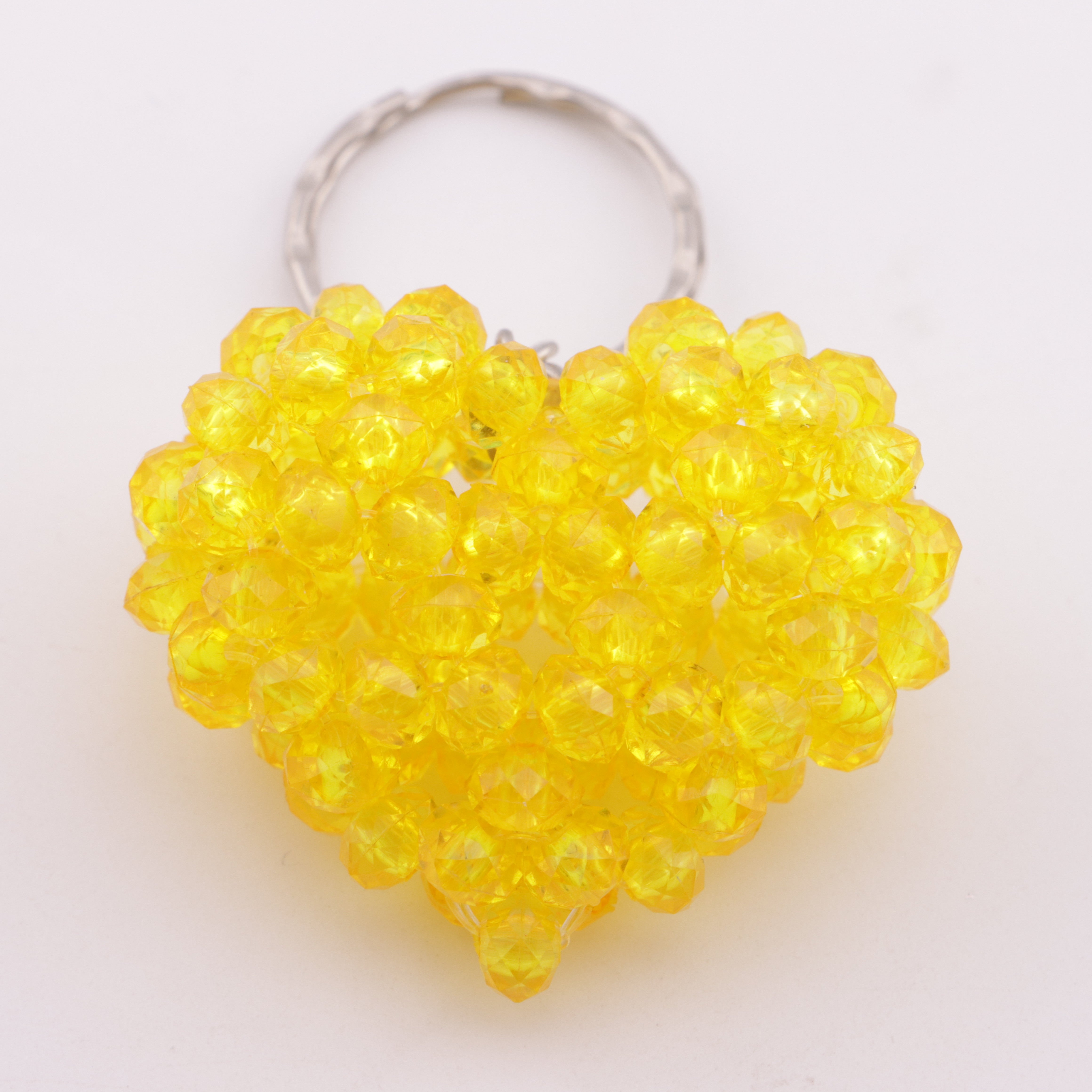 FS3720- 36*42Mm 3D Heart Keyring Three-Dimensional Heart Keychain