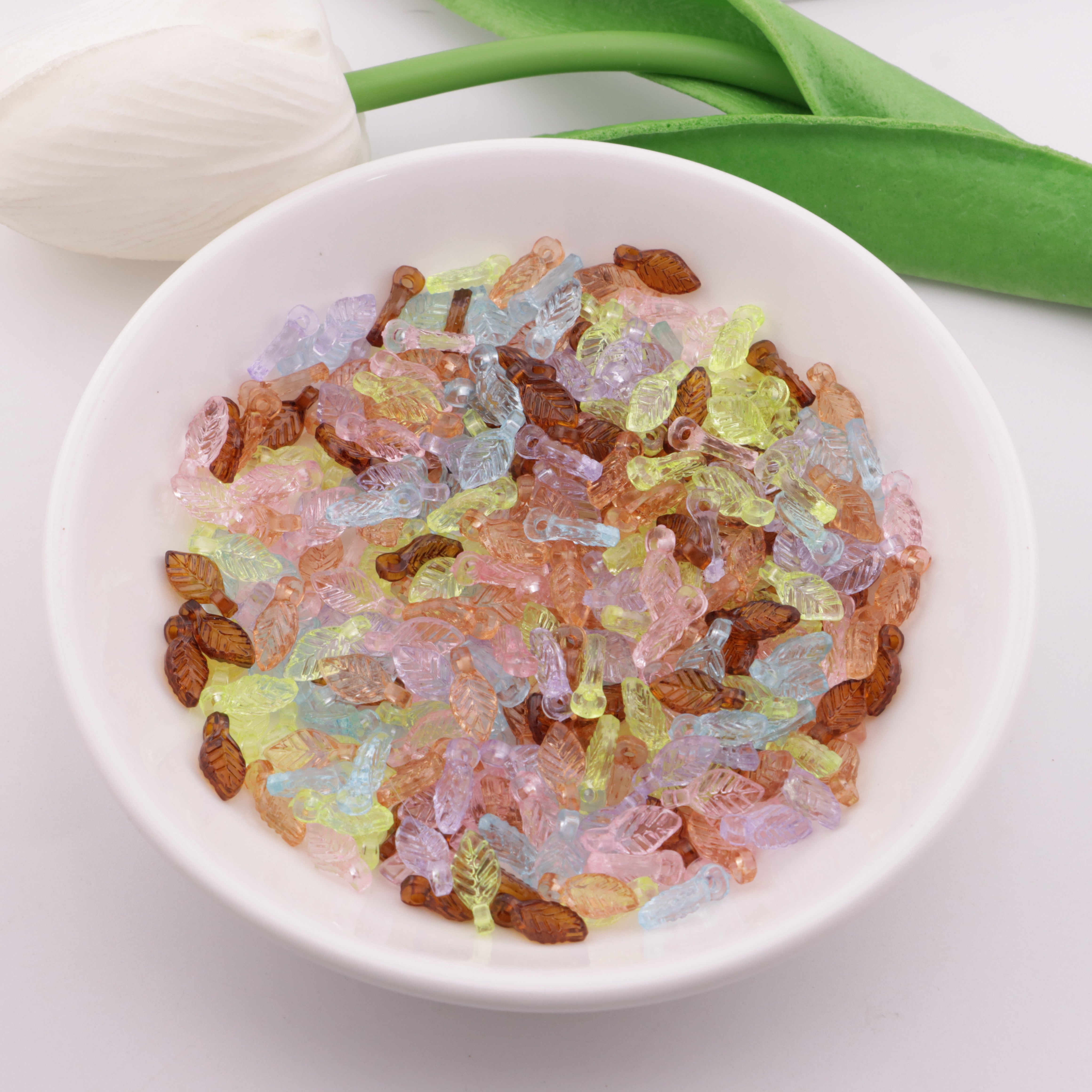 FS4003- 5*10mm Leaf Charms Leaf Pendants