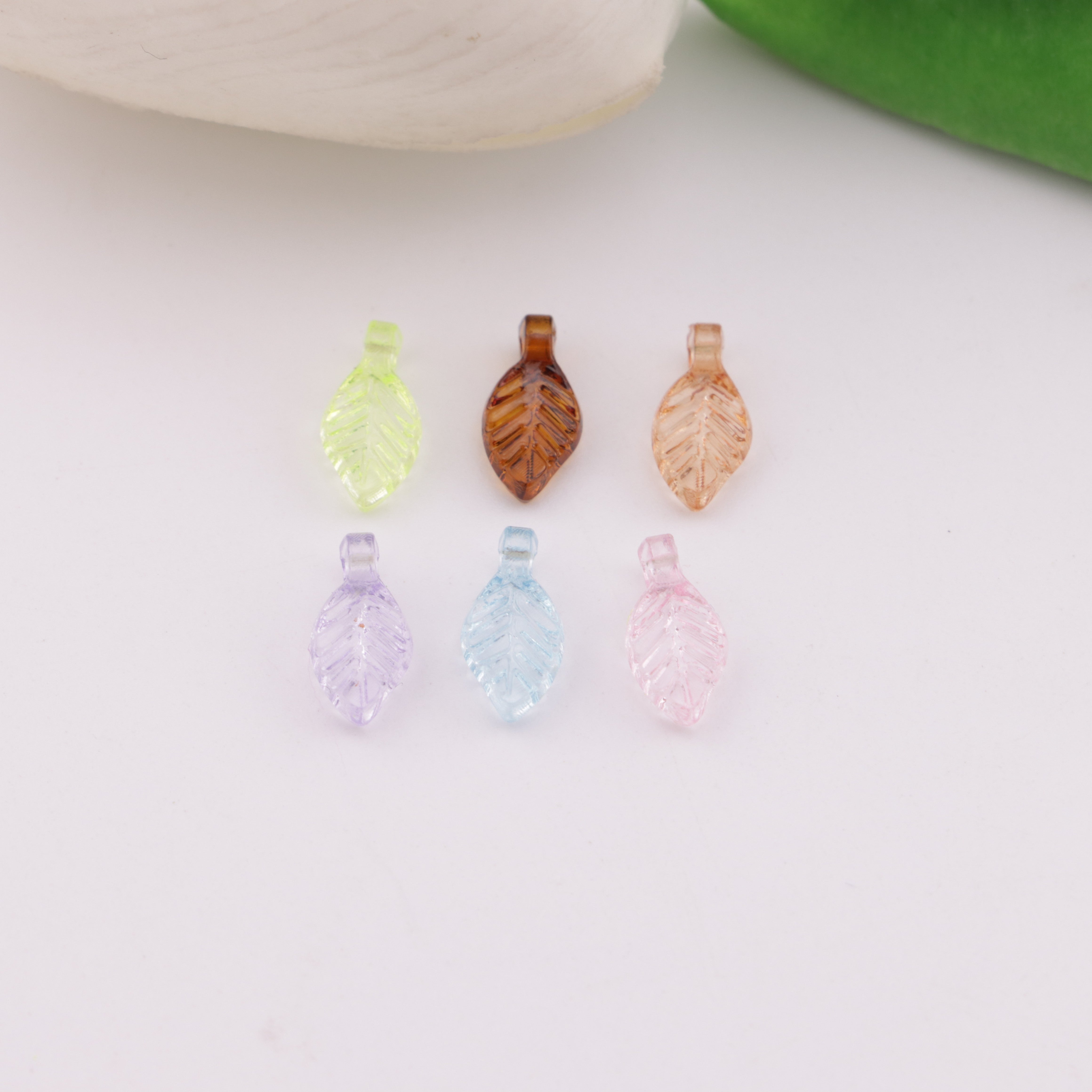 FS4003- 5*10mm Leaf Charms Leaf Pendants