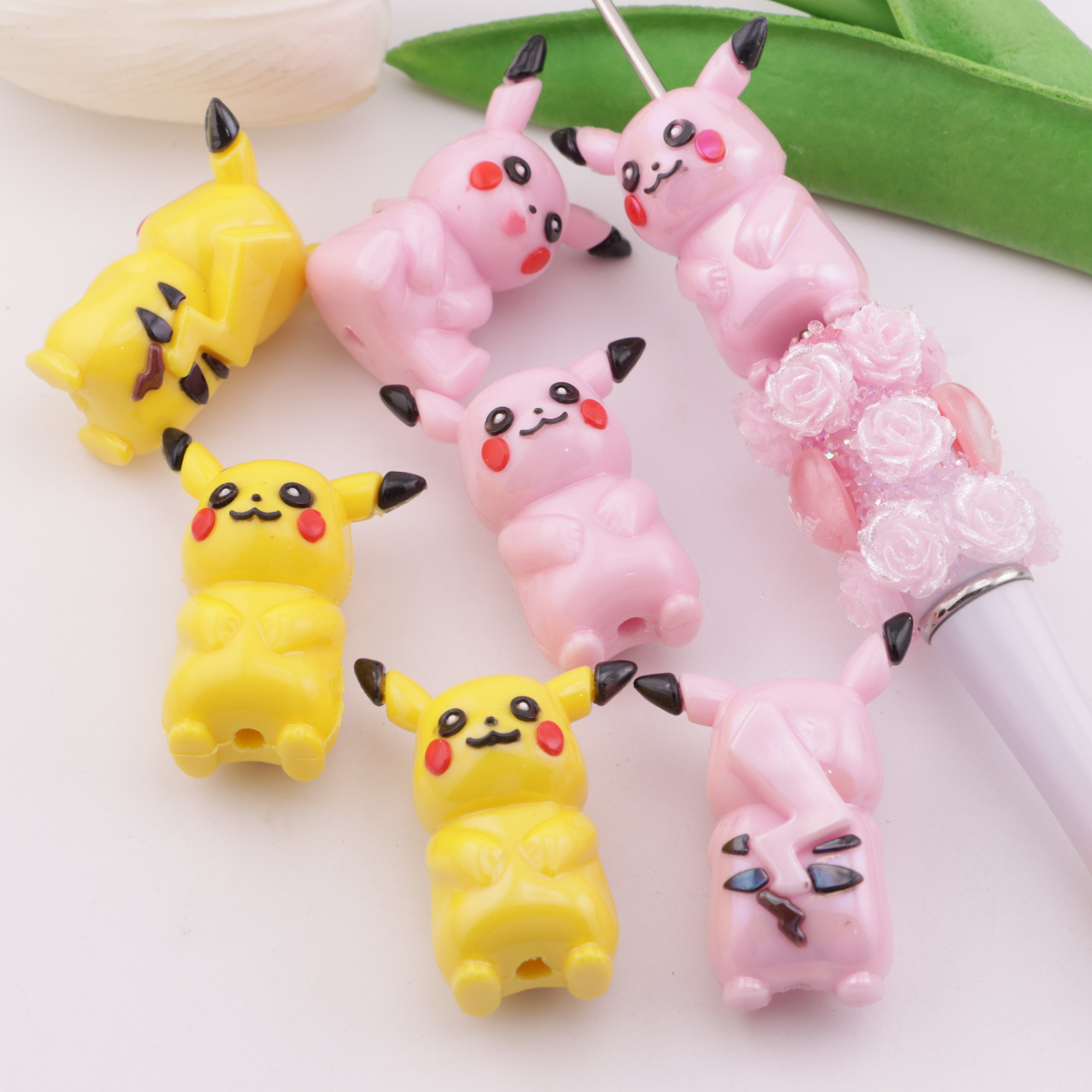 FS5786- Pikachu Silicone Beads Zoe's DIY Shop