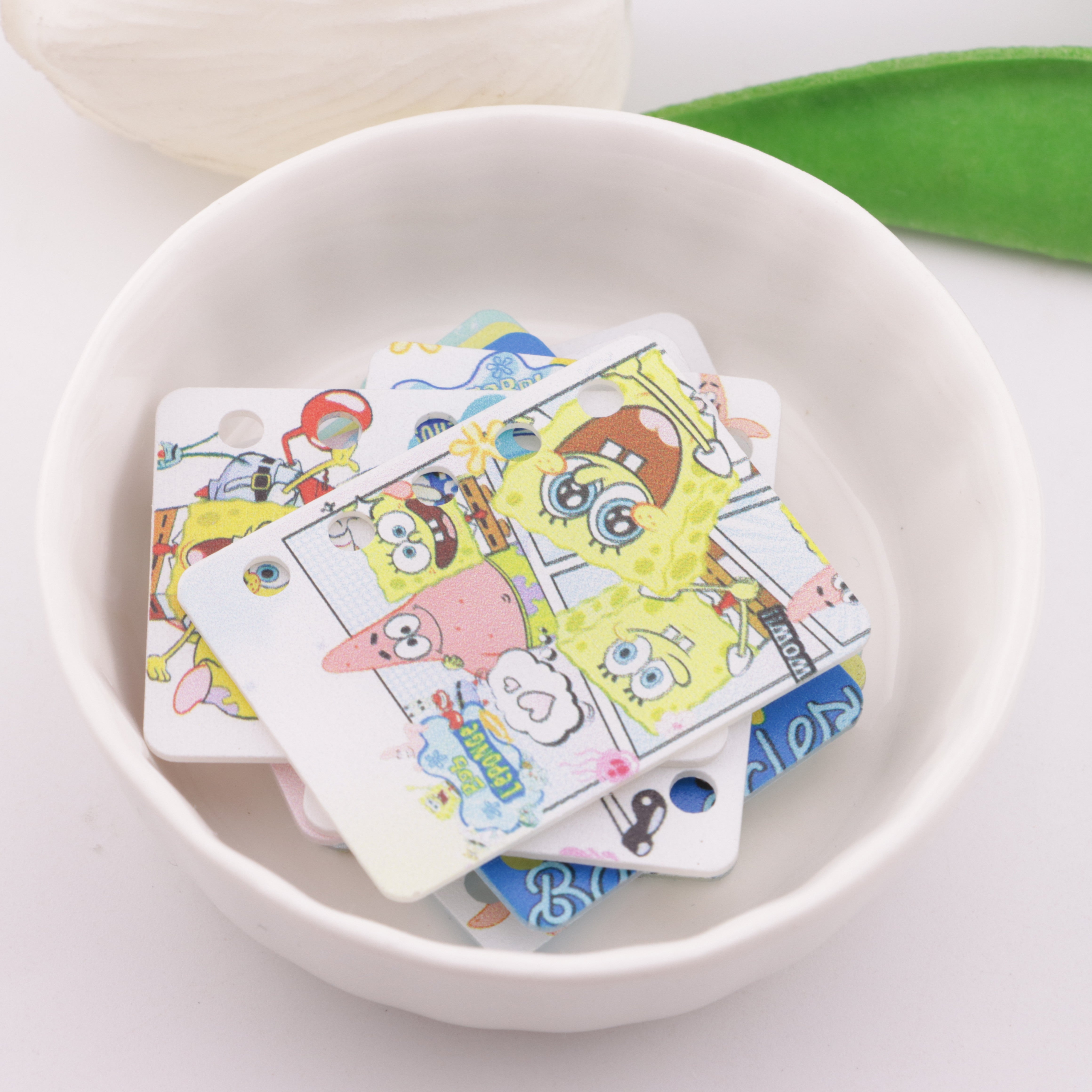 FS5927- 30*40Mm Five Hole HMBB Diy Book Page SpongeBob Diy Five-Hole Book Page