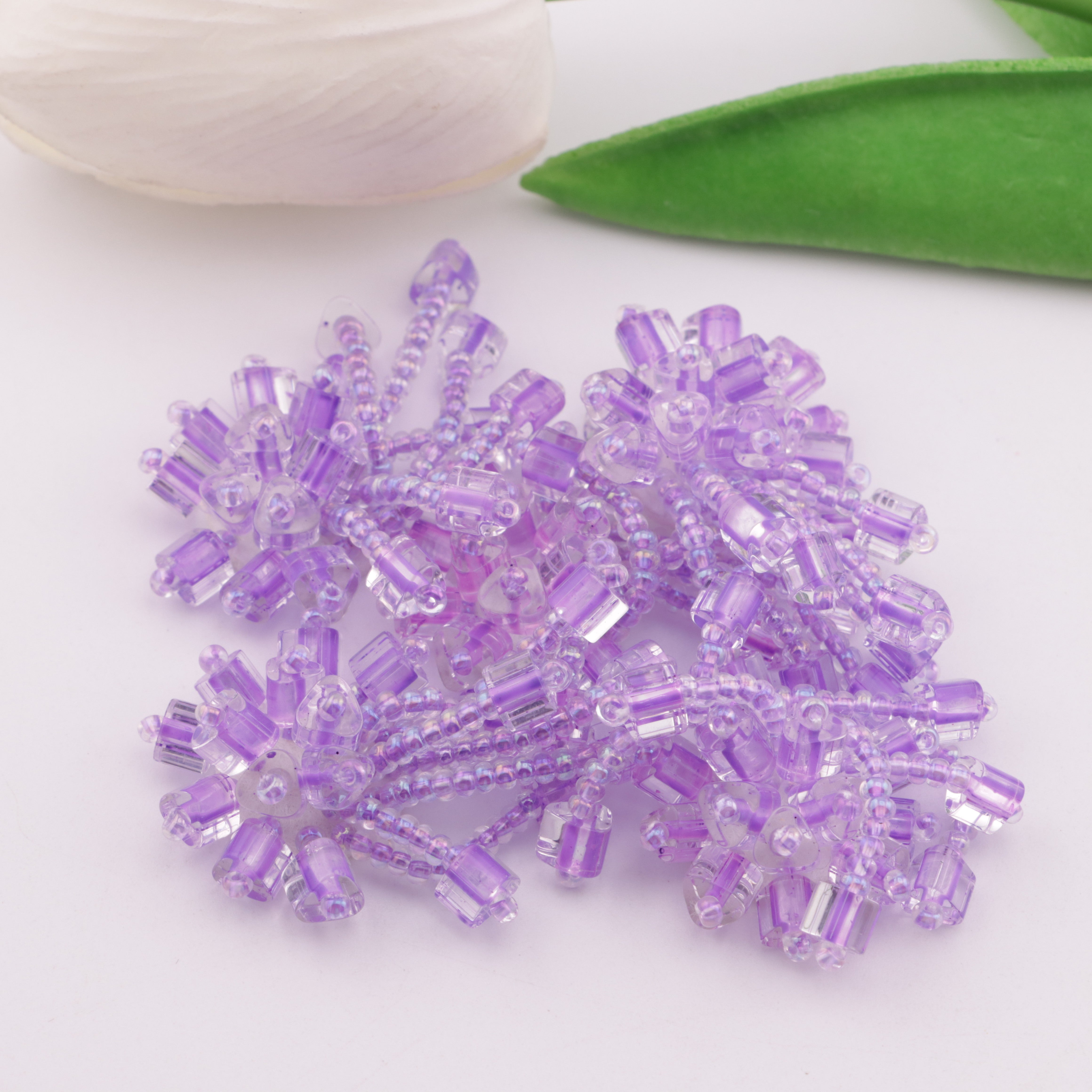 FS5918- Handmade Crystal Tassel Flower Patches Zoe's DIY Shop