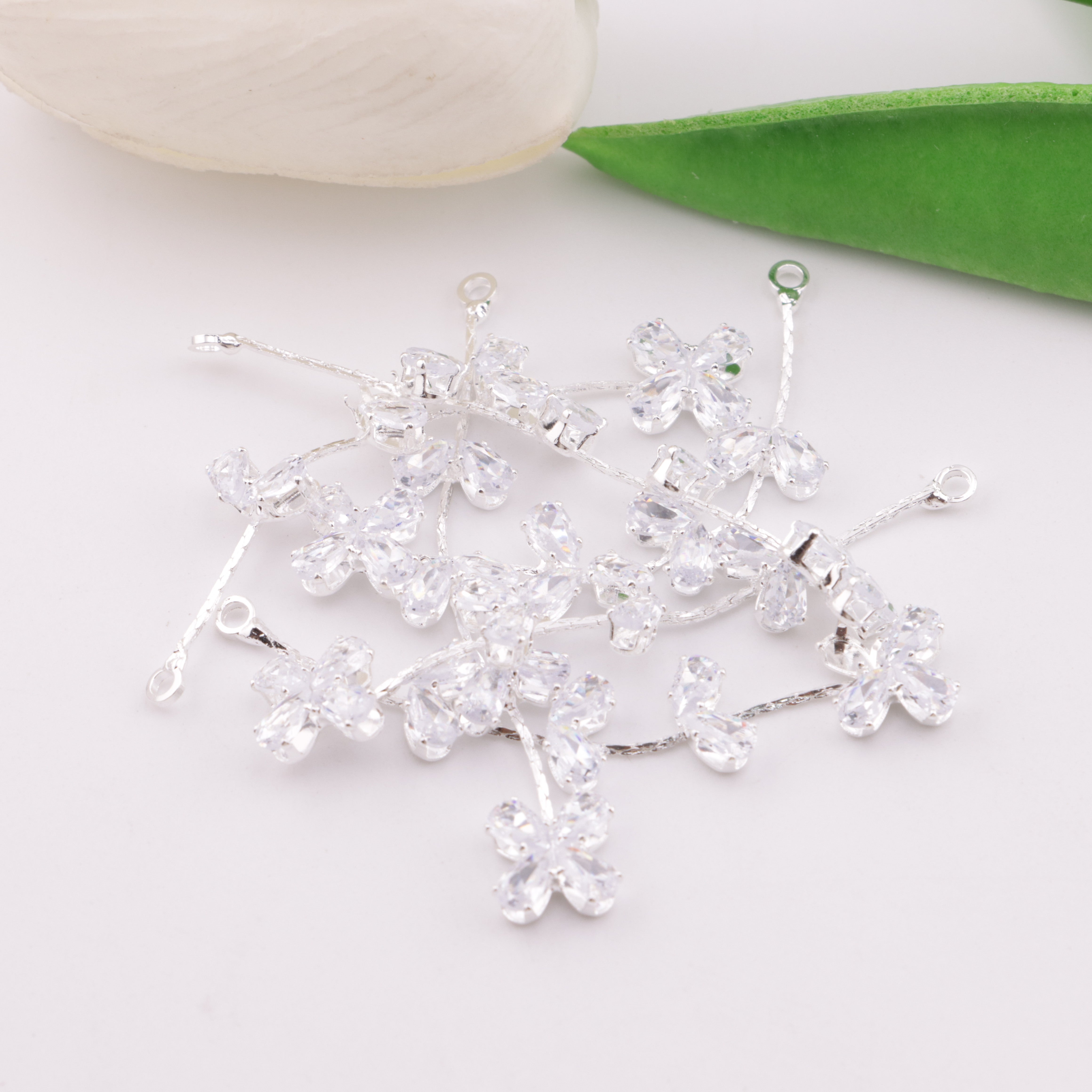 FS5875- Zircon Fringe Pendant