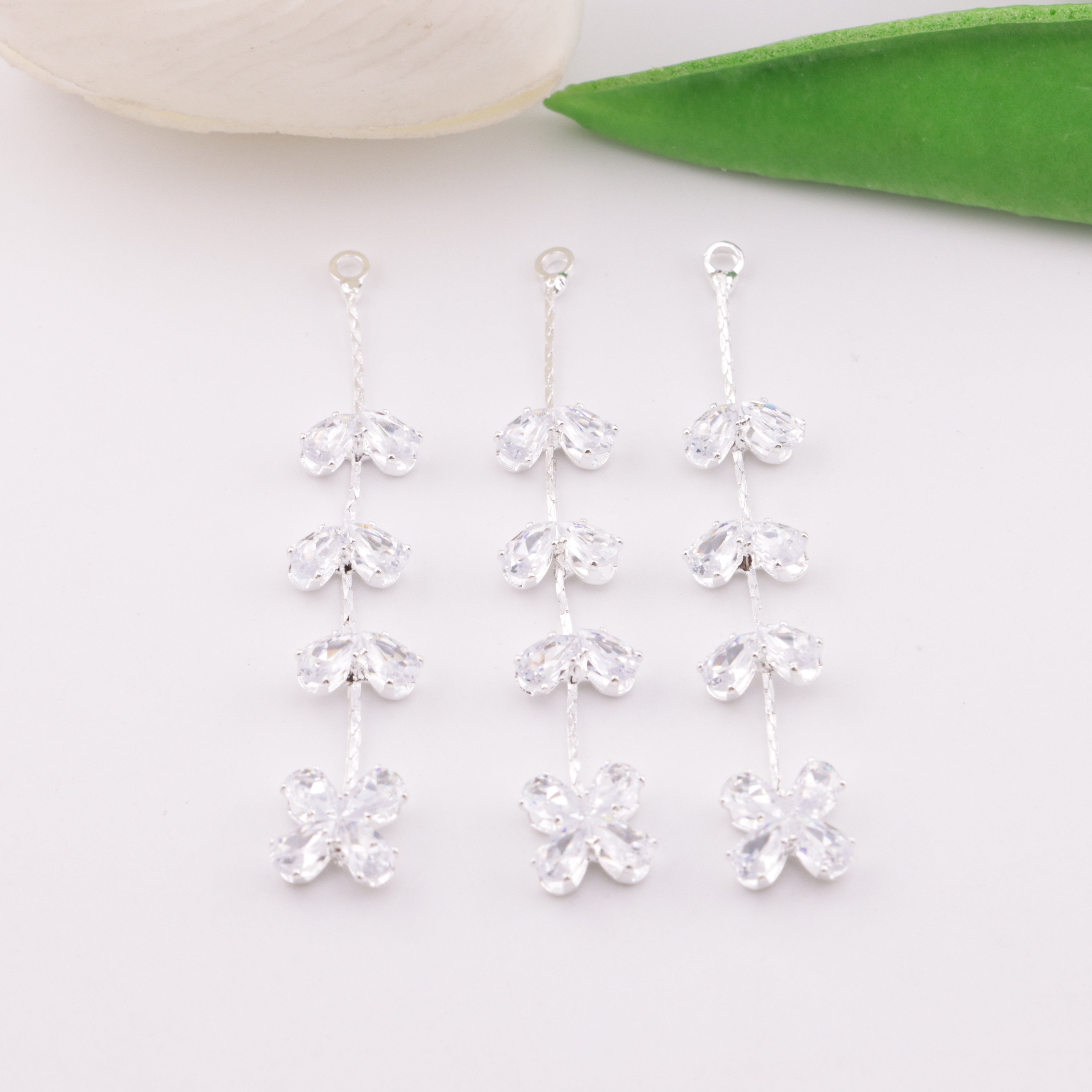 FS5875- Zircon Fringe Pendant
