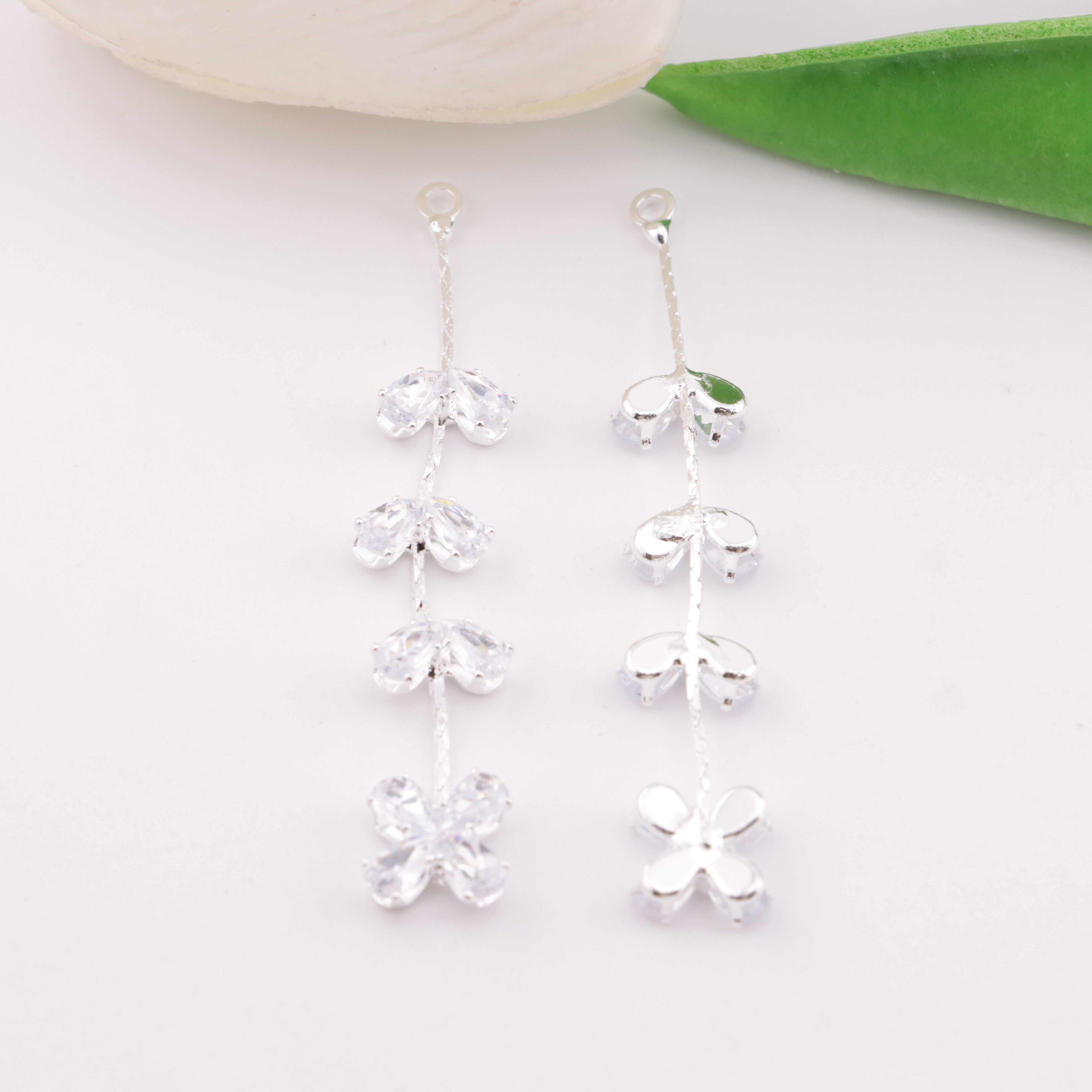 FS5875- Zircon Fringe Pendant