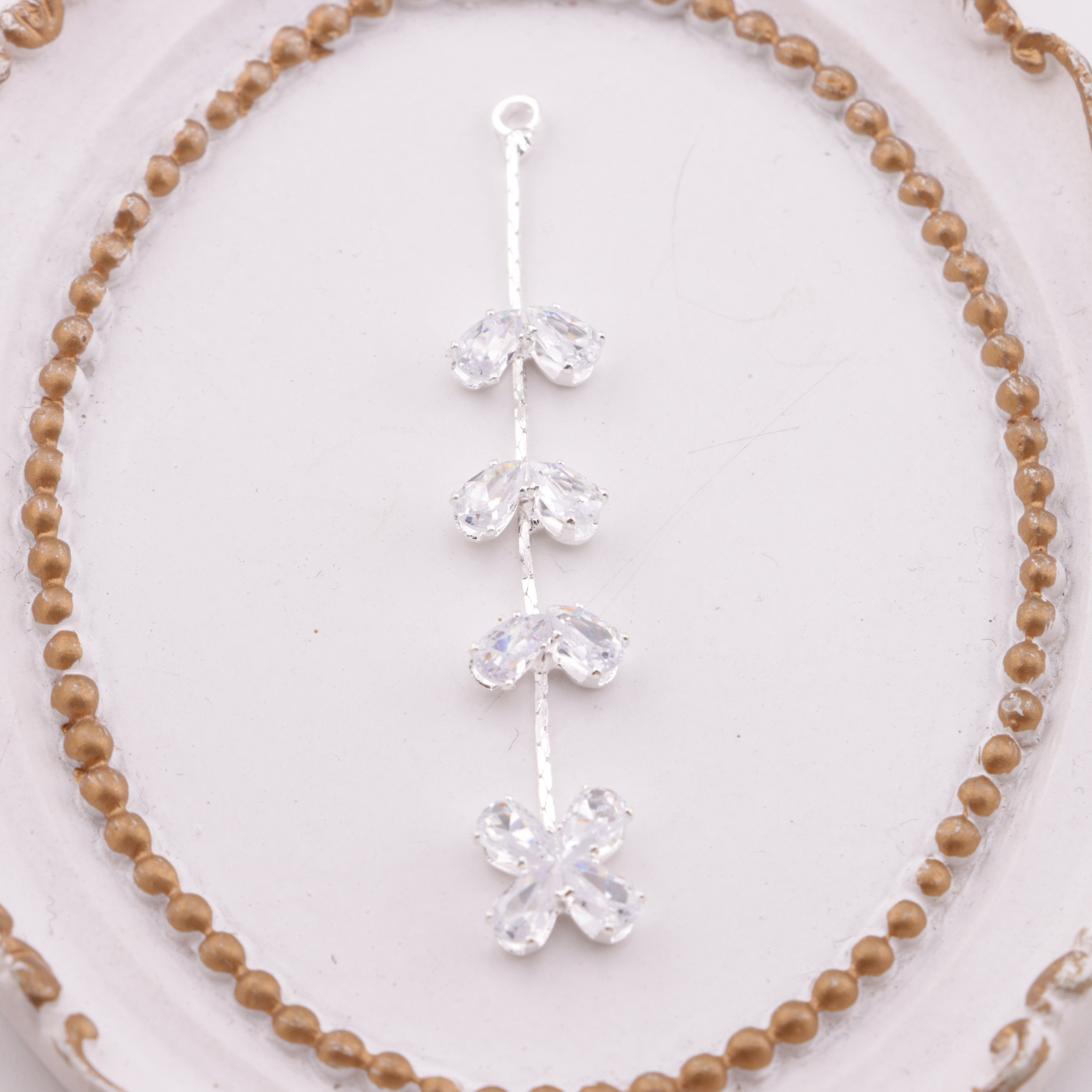 FS5875- Zircon Fringe Pendant