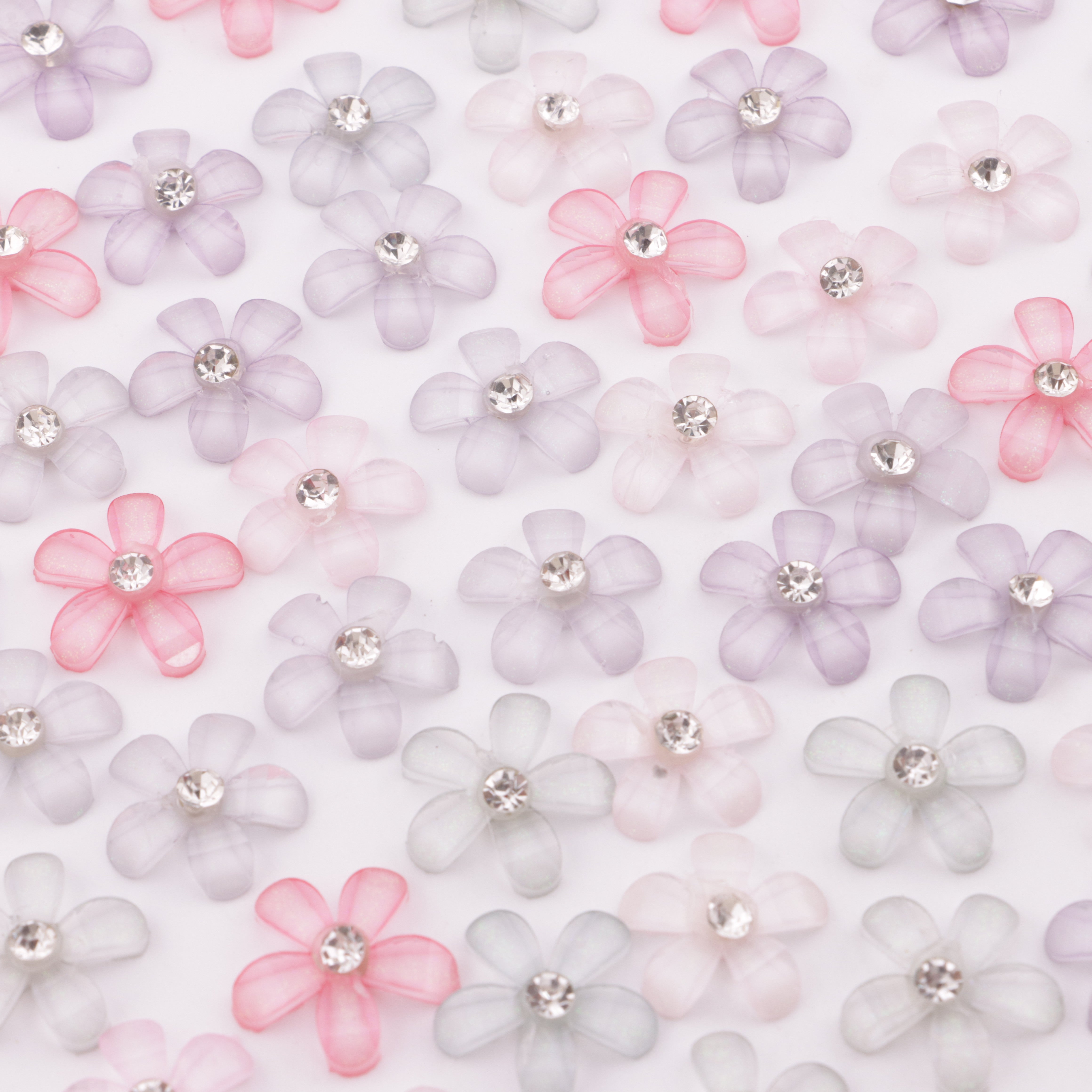 FS5903- 16mm Five-Petal Flower With Diamonds