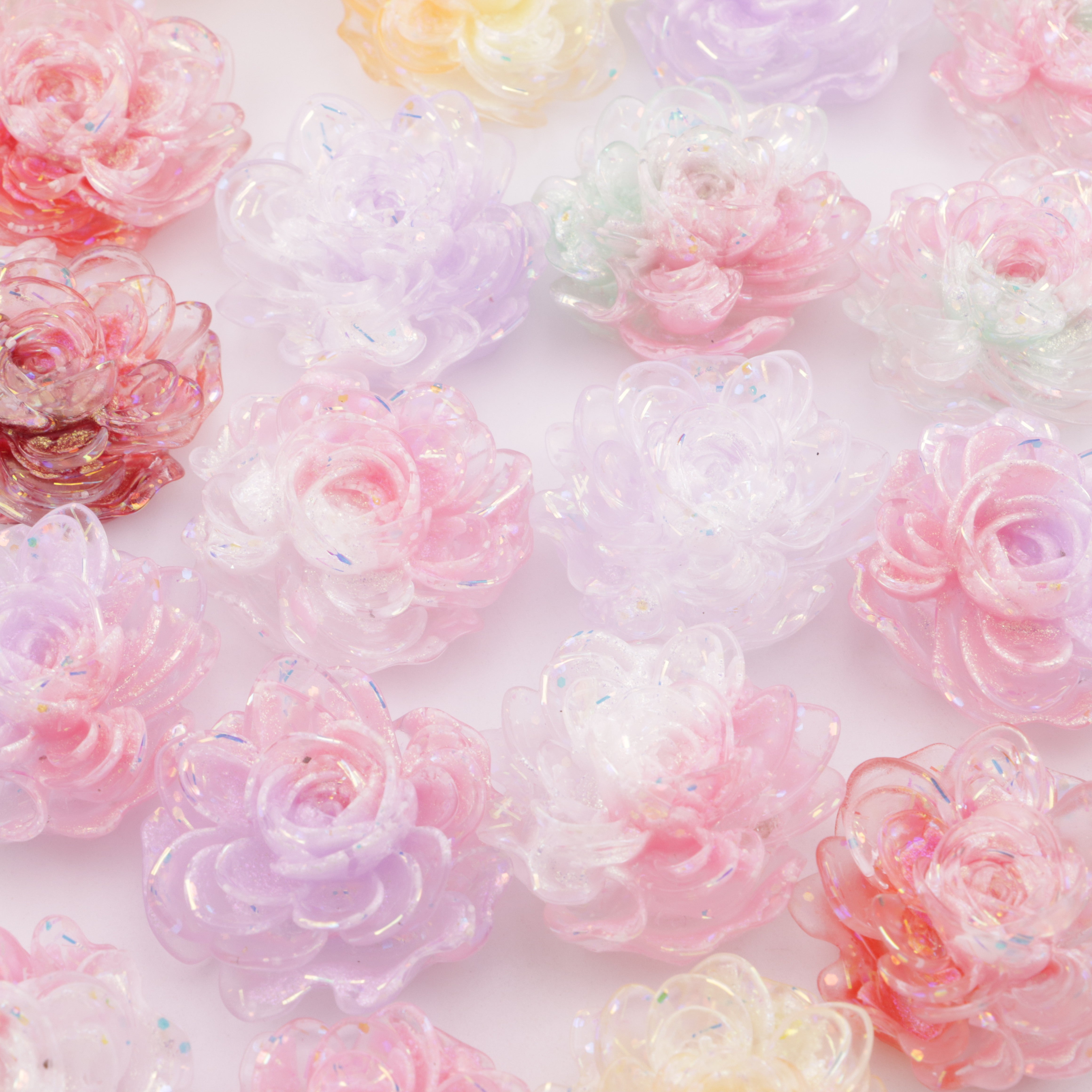 FS5897- 35mm Luminous Soft Flower Charms