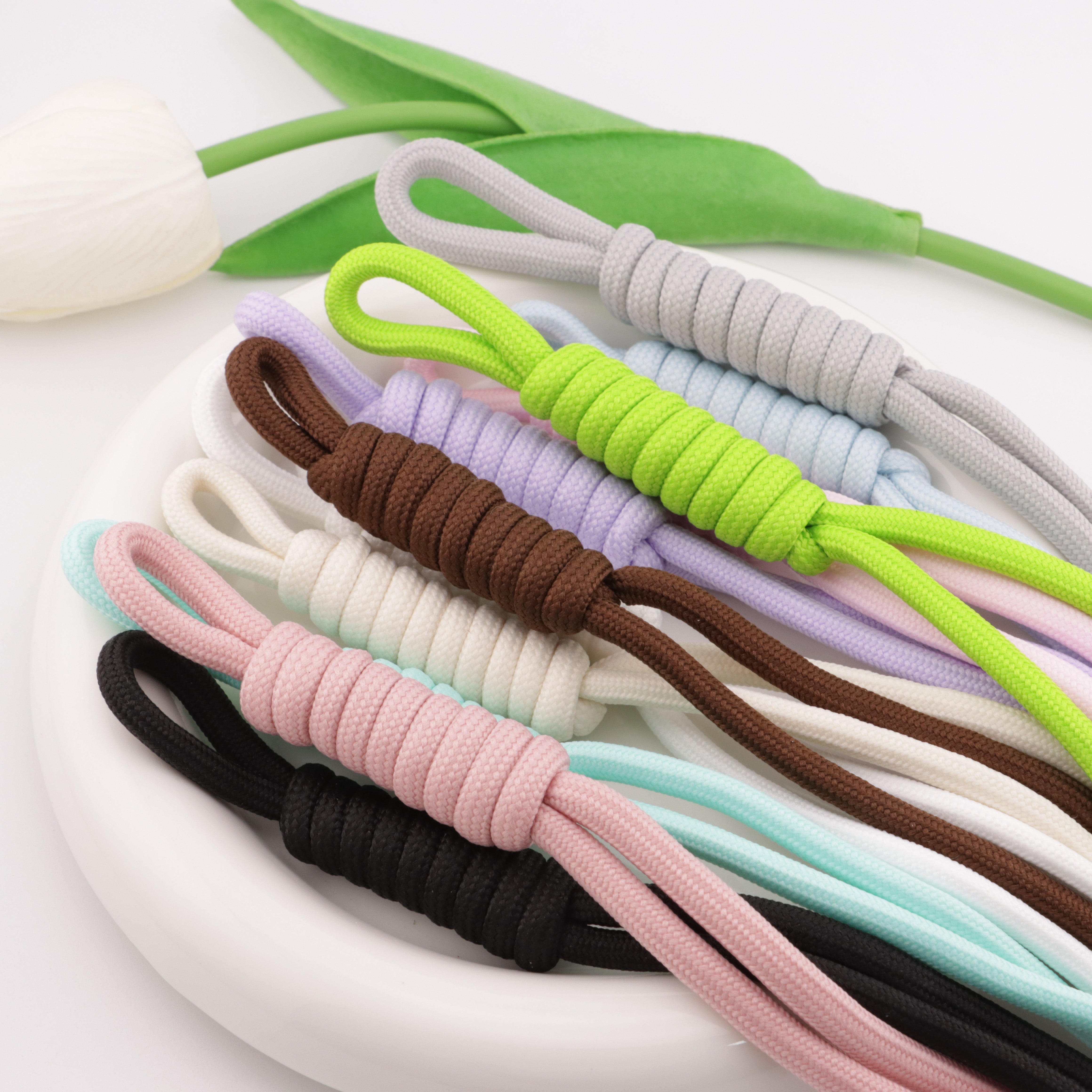 FS5818- Keychain Knotted Braided Rope