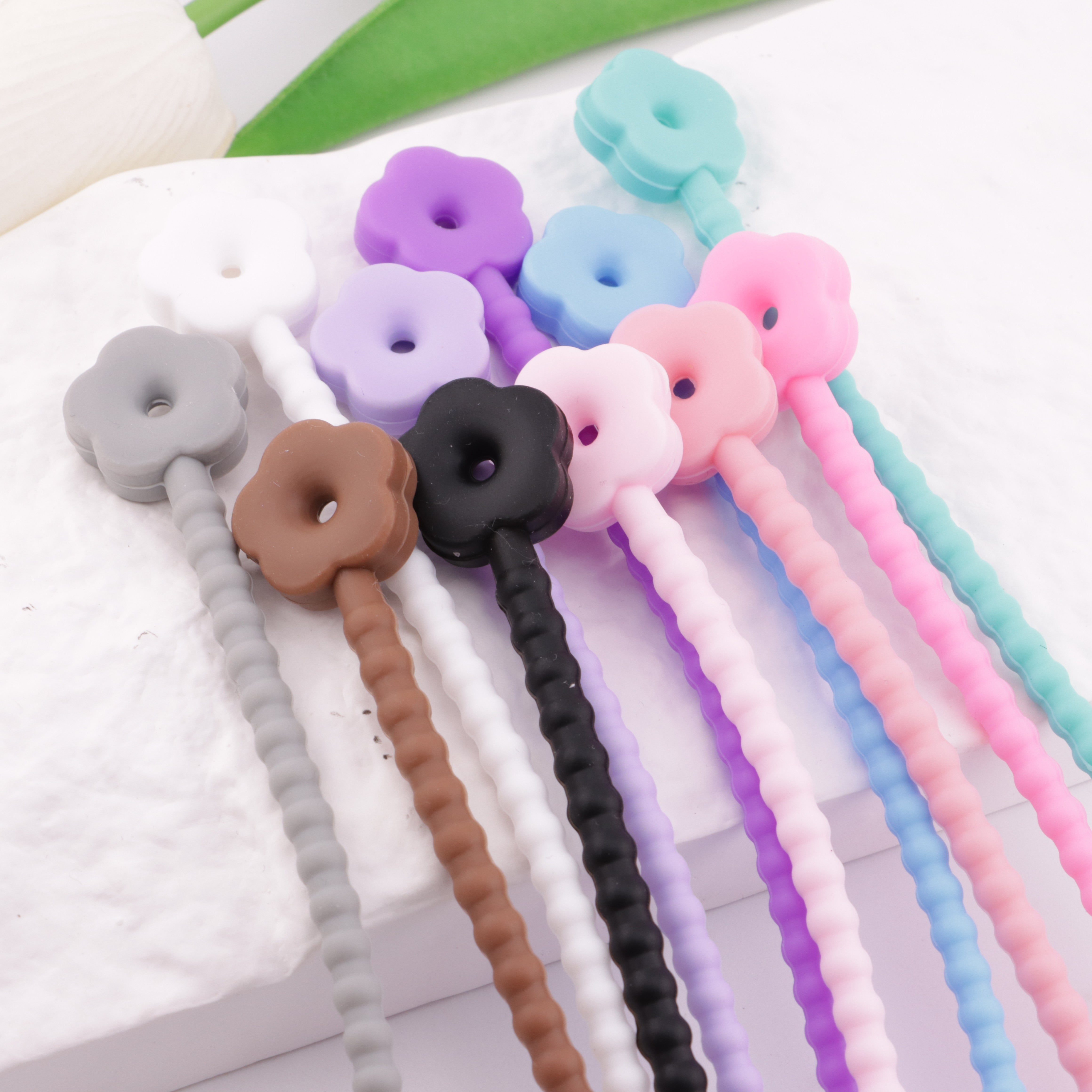 FS5631- 210mm Flower Silicone Flower Silicone Cable Ties