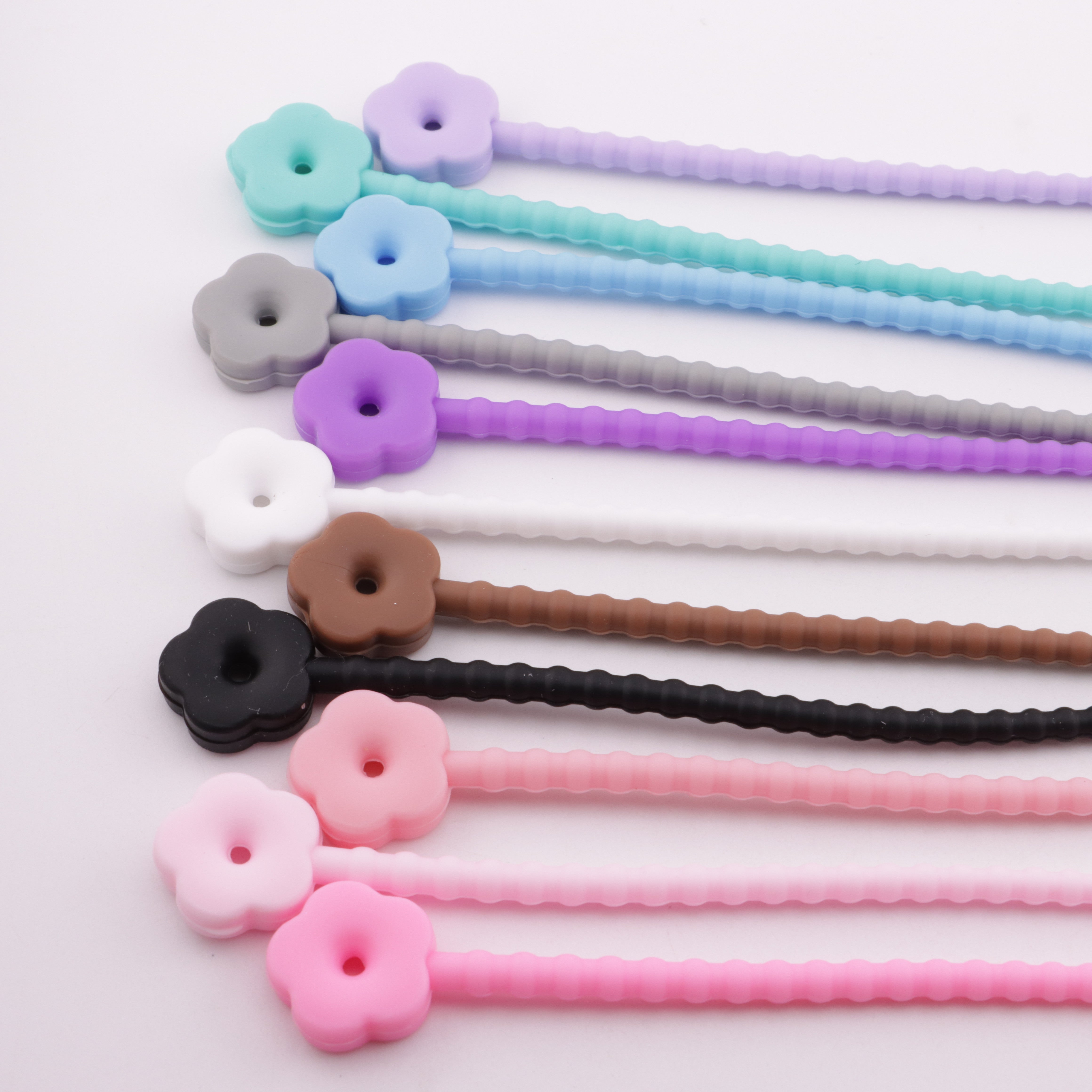FS5631- 210mm Flower Silicone Flower Silicone Cable Ties