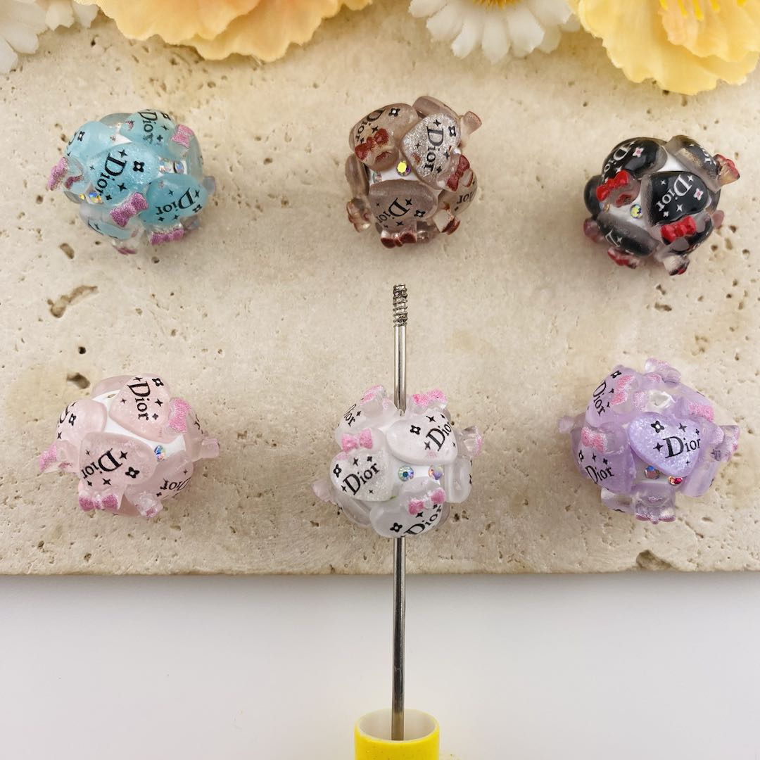 PP19485-About 21*21mm Clay Beads