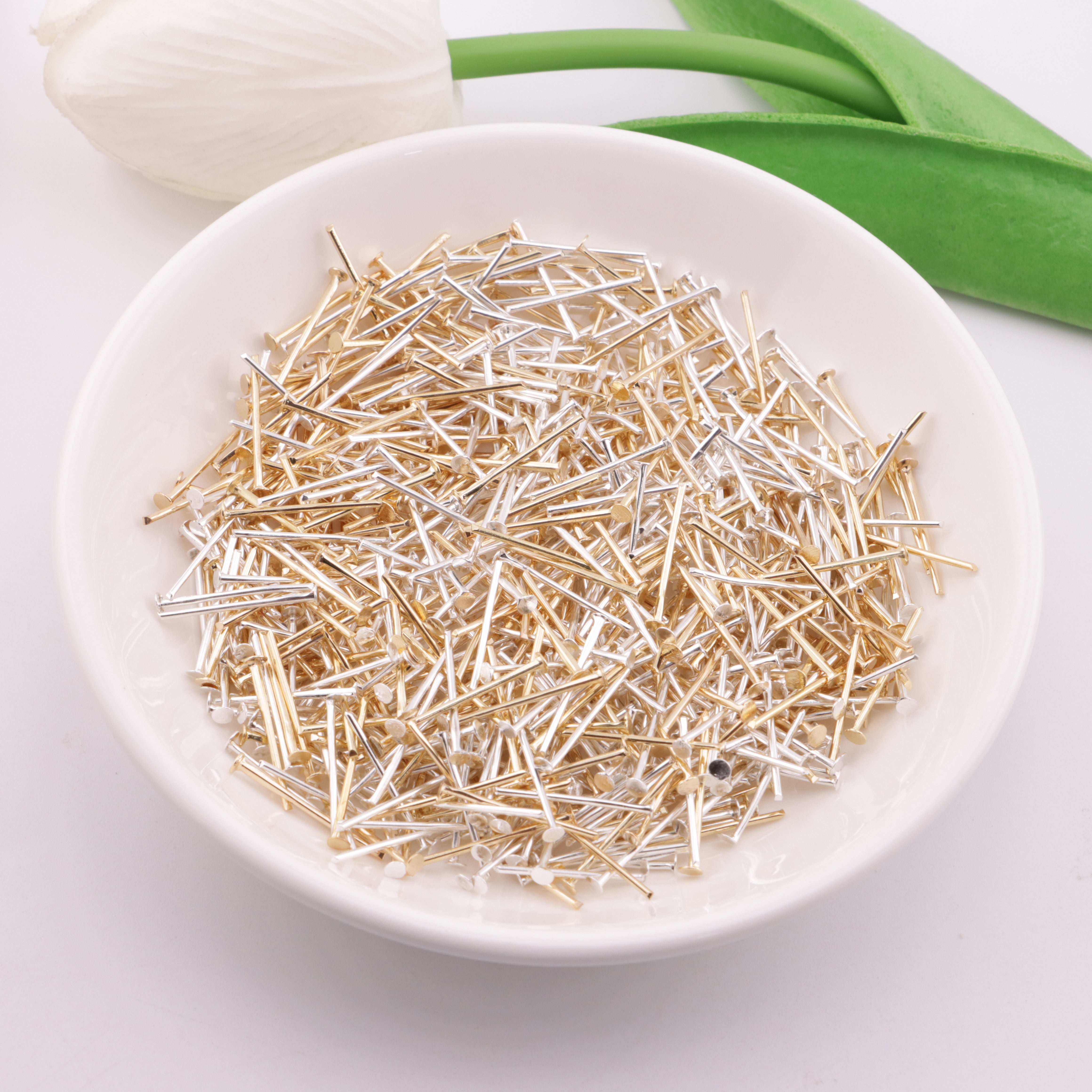 FS5863- 1.6cm T-Shaped Pins (About 1100 PCS/100g)