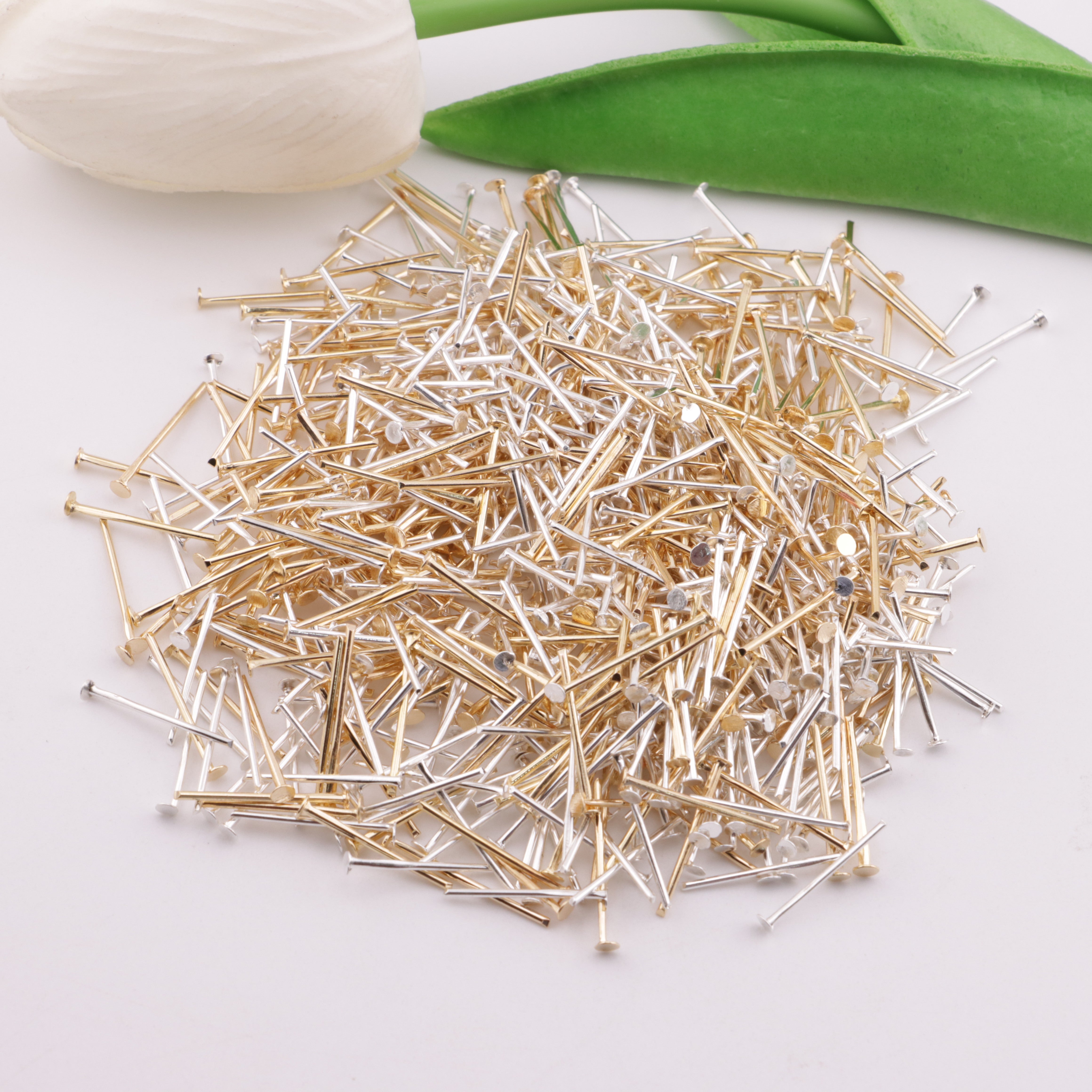FS5863- 1.6cm T-Shaped Pins (About 1100 PCS/100g)