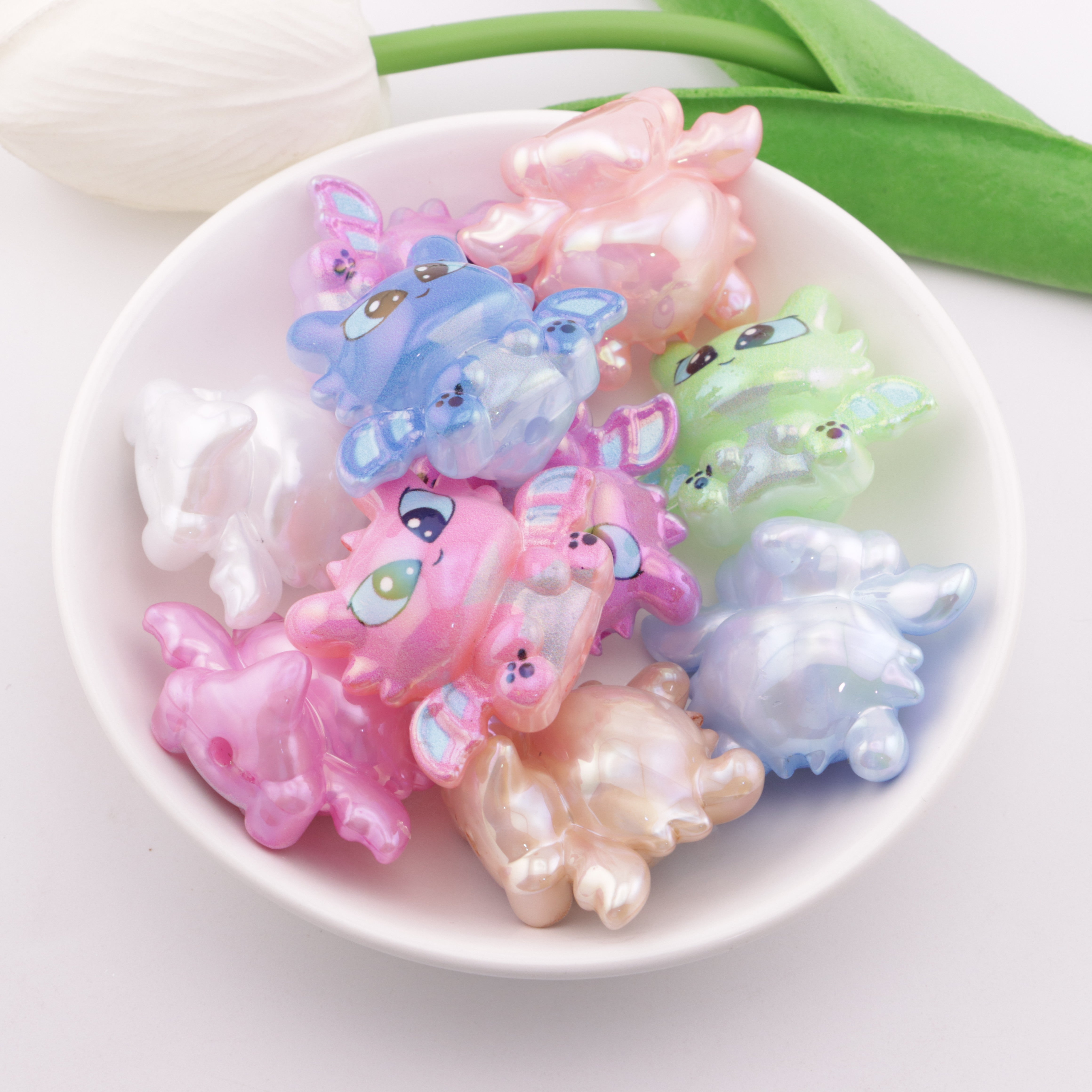 FS5780- Sitting Posture Dragon Beads
