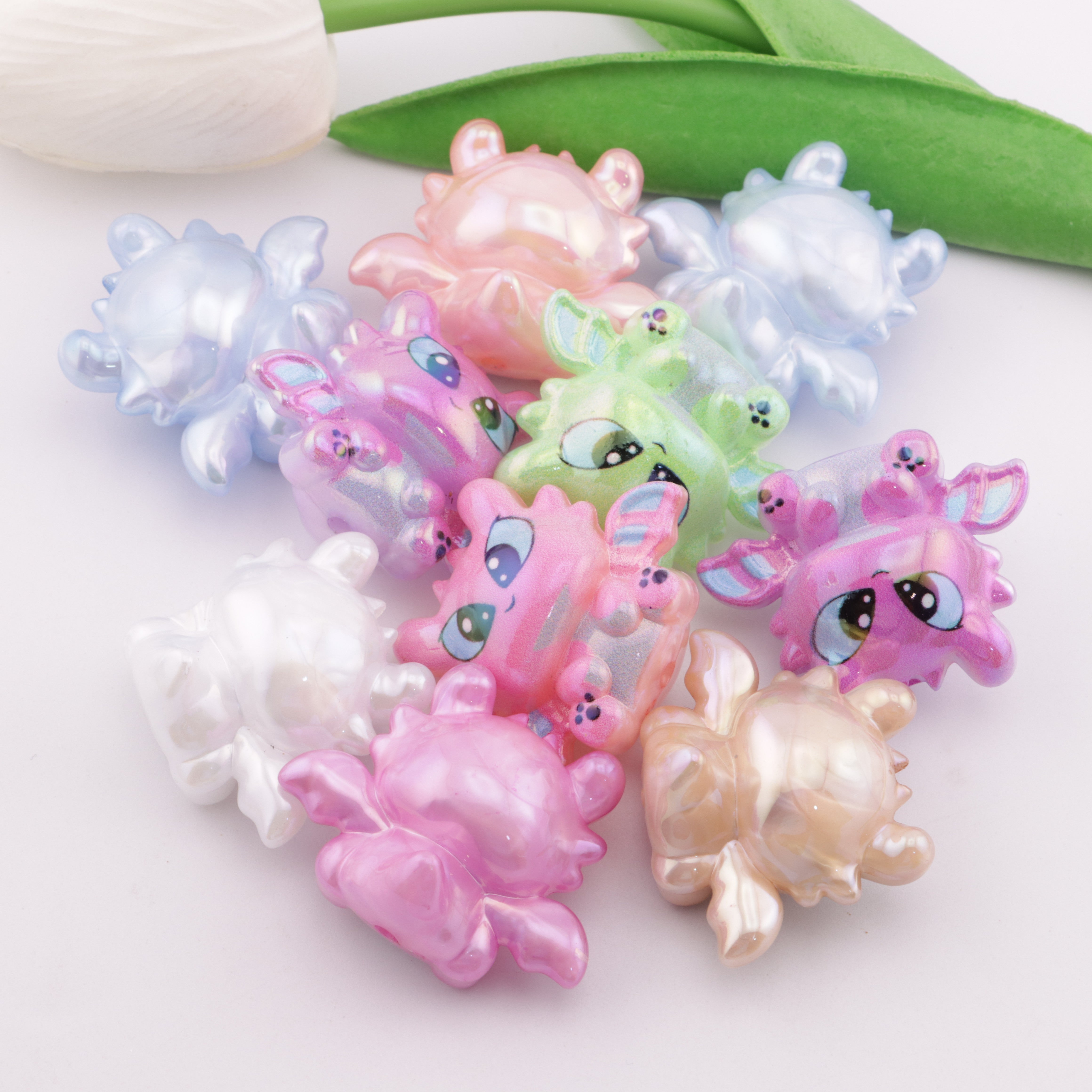 FS5780- Sitting Posture Dragon Beads