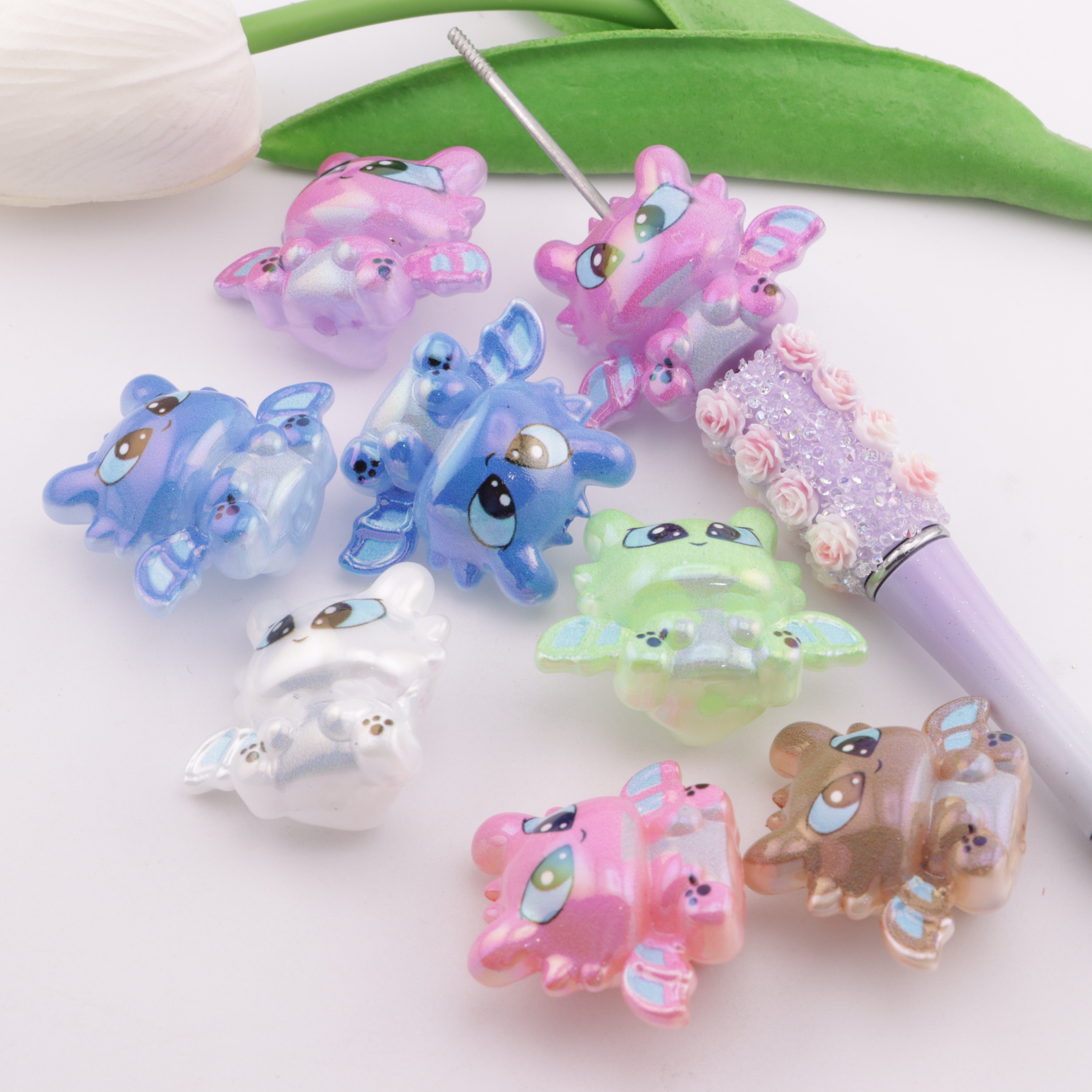 FS5780- Sitting Posture Dragon Beads