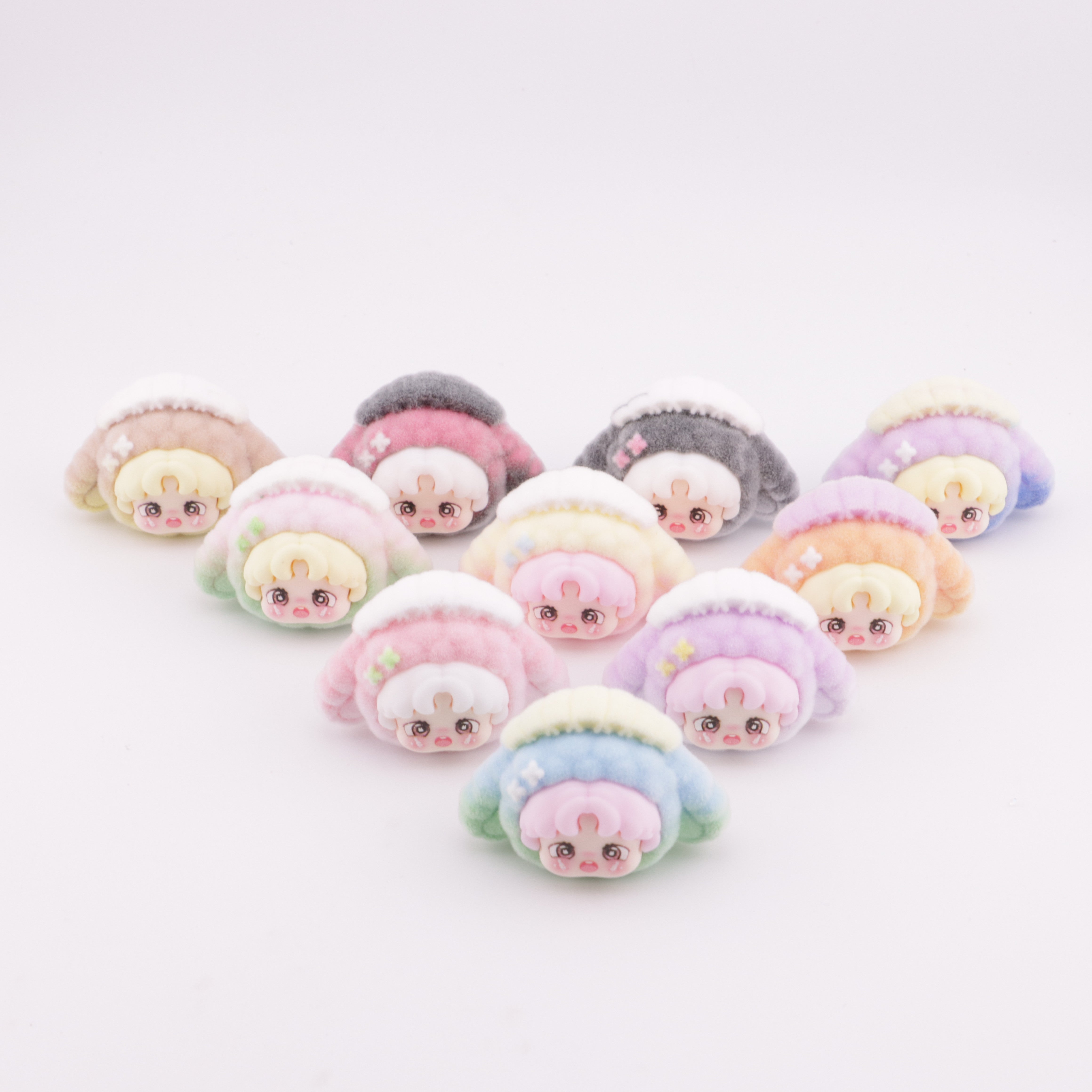 FS5593- Handicraft of Short - haired Dwarf Lop Rabbit "Little憨" Ornament