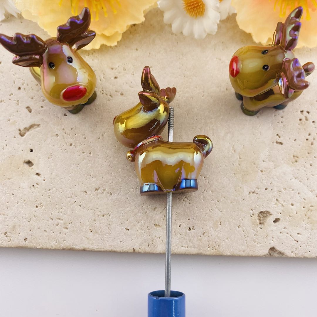 FS19590-About 34*43mm Rudolph Beads