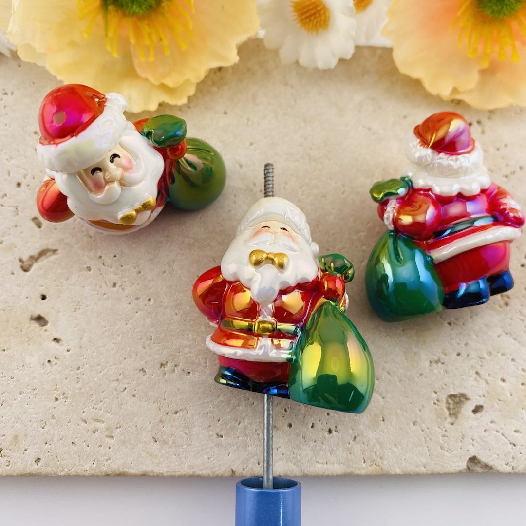 FS19591-About 35*37mm Santa Claus Beads