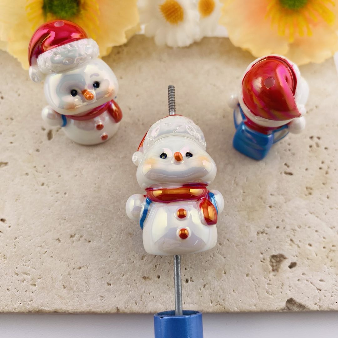 FS19593-About 25*36mm Snowman Beads