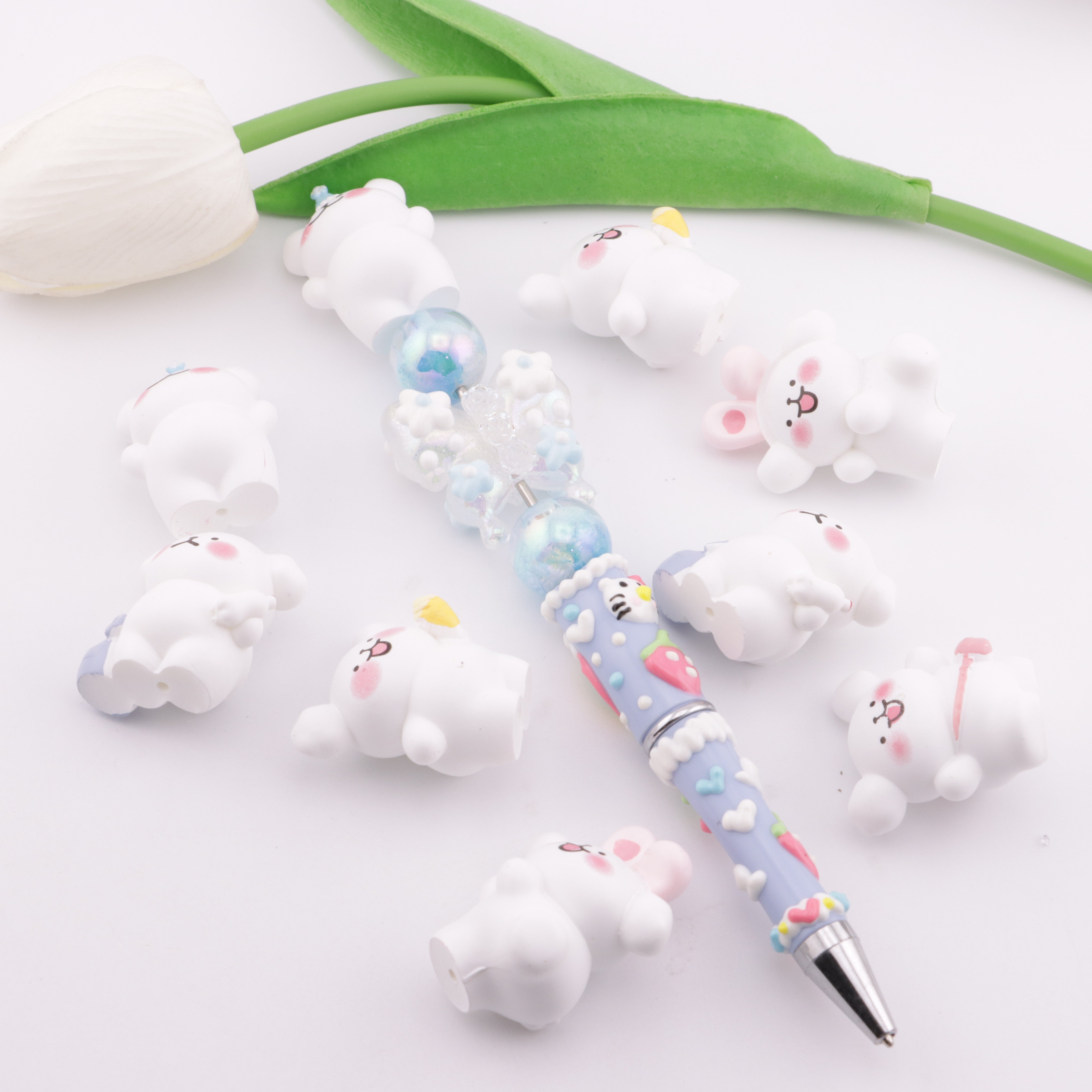 FS2501- Cute Dogs Toppers Lovely Dog Pen Caps