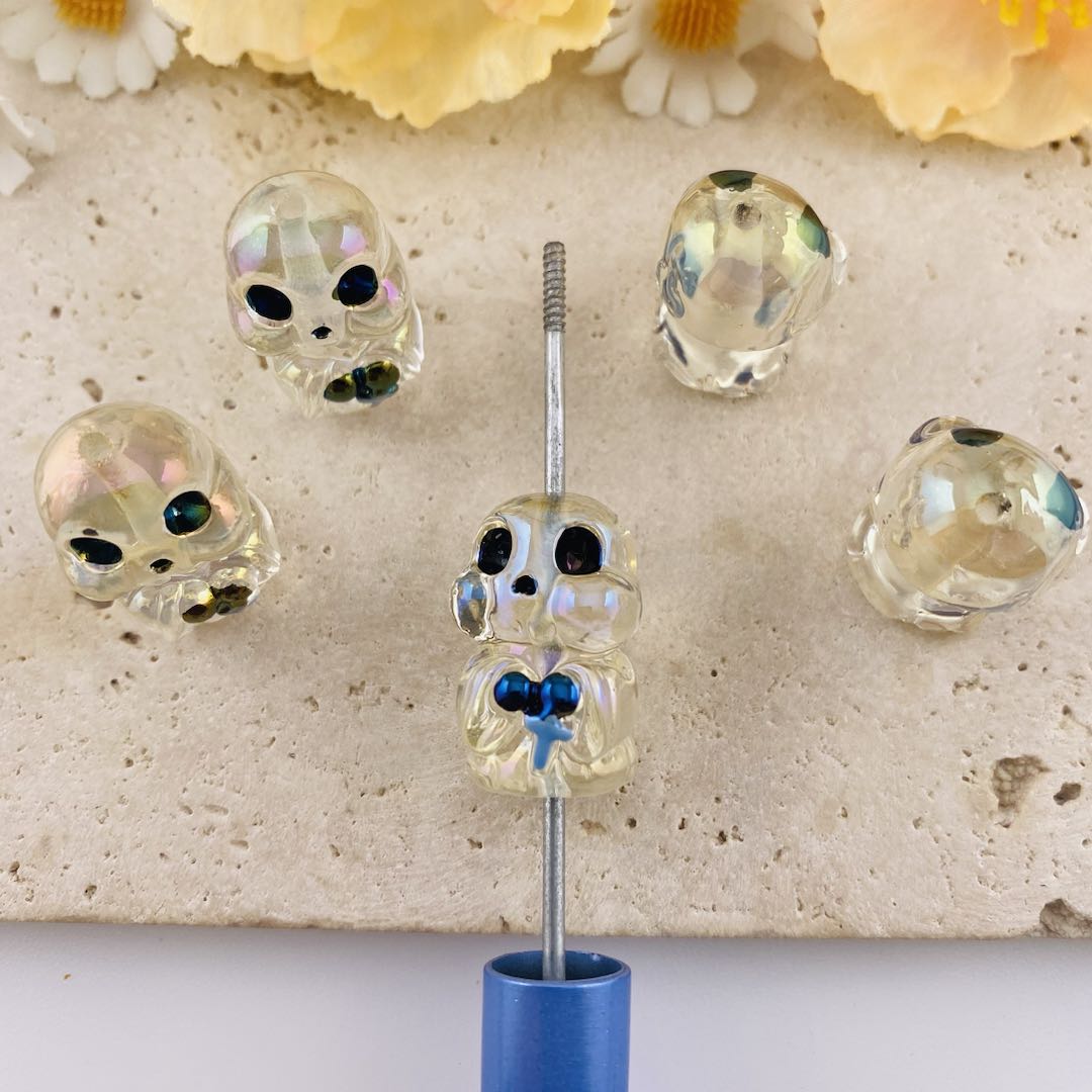 FS19596-About 15*24mm Skull Resin Beads