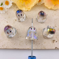 FS19600-About 20*20mm No-Face Resin Beads