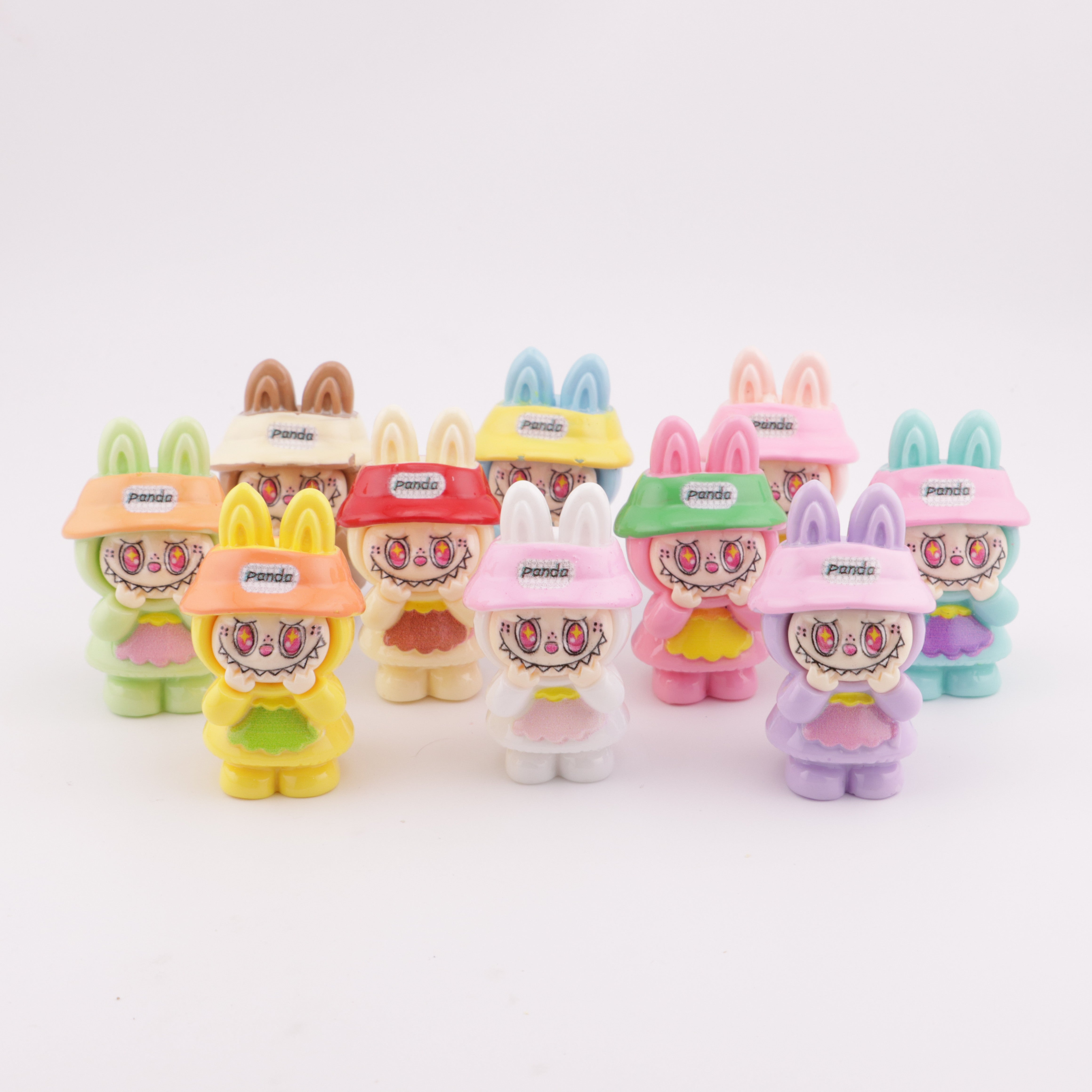 FS5633- Labubu Funny Face - Covering Hands Three - Dimensional Ornament