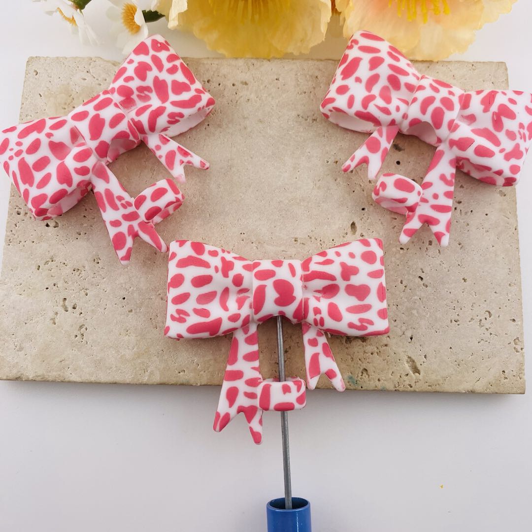 FS19631-About 50*60mm Leopard Print Silicone Cup Straw