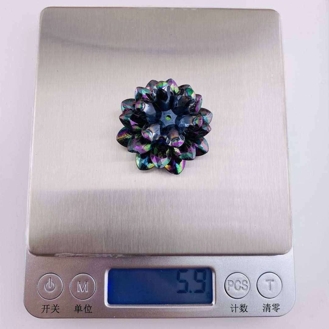 FS19673-About 37*37mm Lotus Flower Acrylic Beads