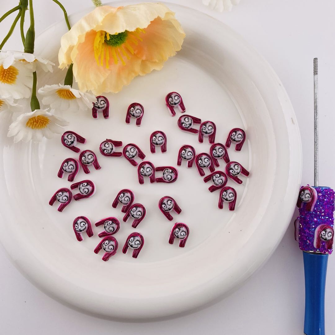 FS19676-About 8*11mm Halloween Resin Nail Charms