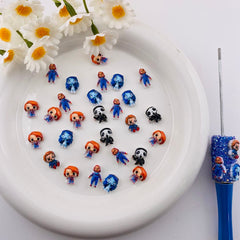 FS19677-About 10*12mm Halloween Resin Nail Chams