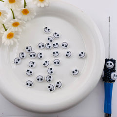 FS19678-About 9*9mm Halloween Resin Nail Charms