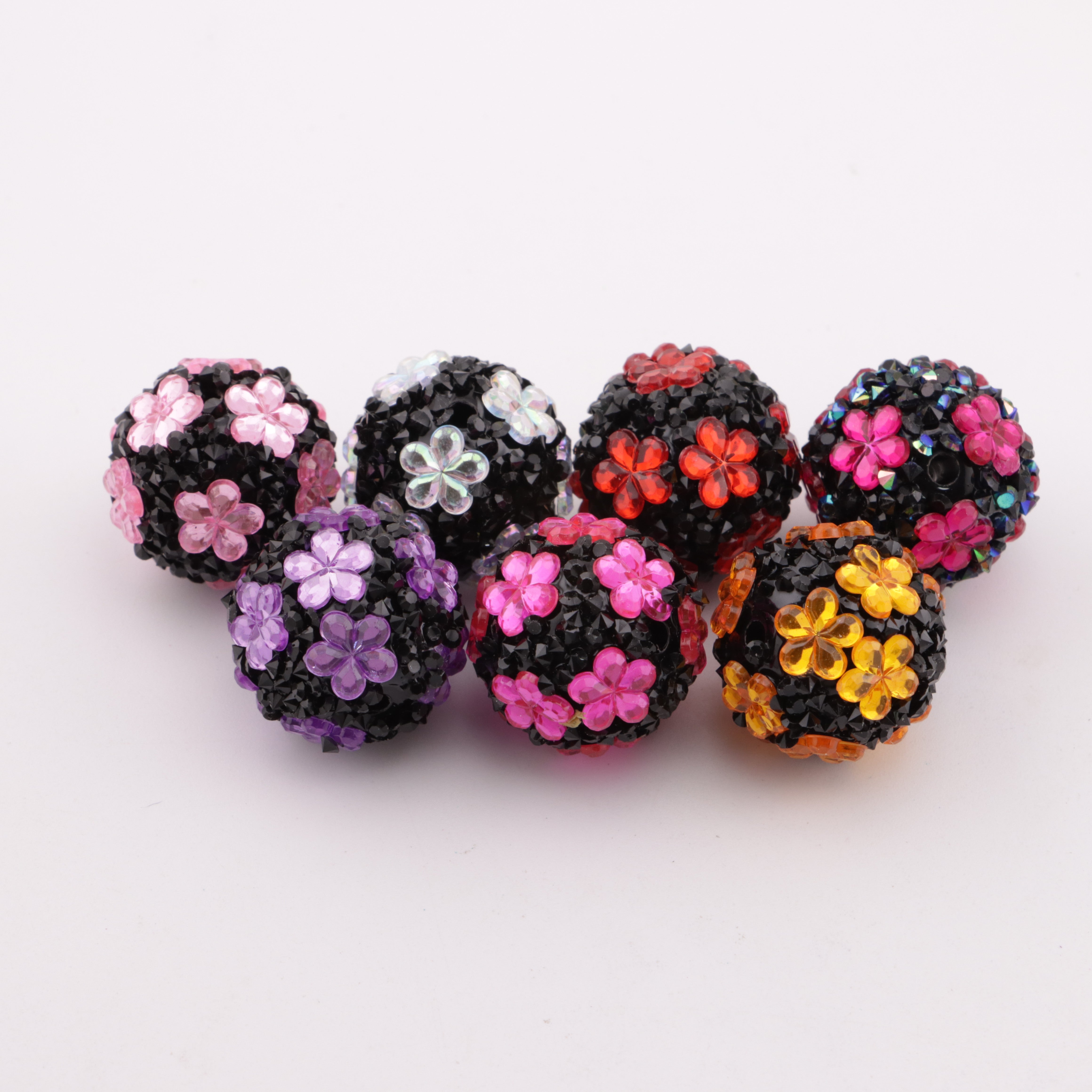 FS5936- 20mm Flower Fancy Beads Fit For Pen Through Pen