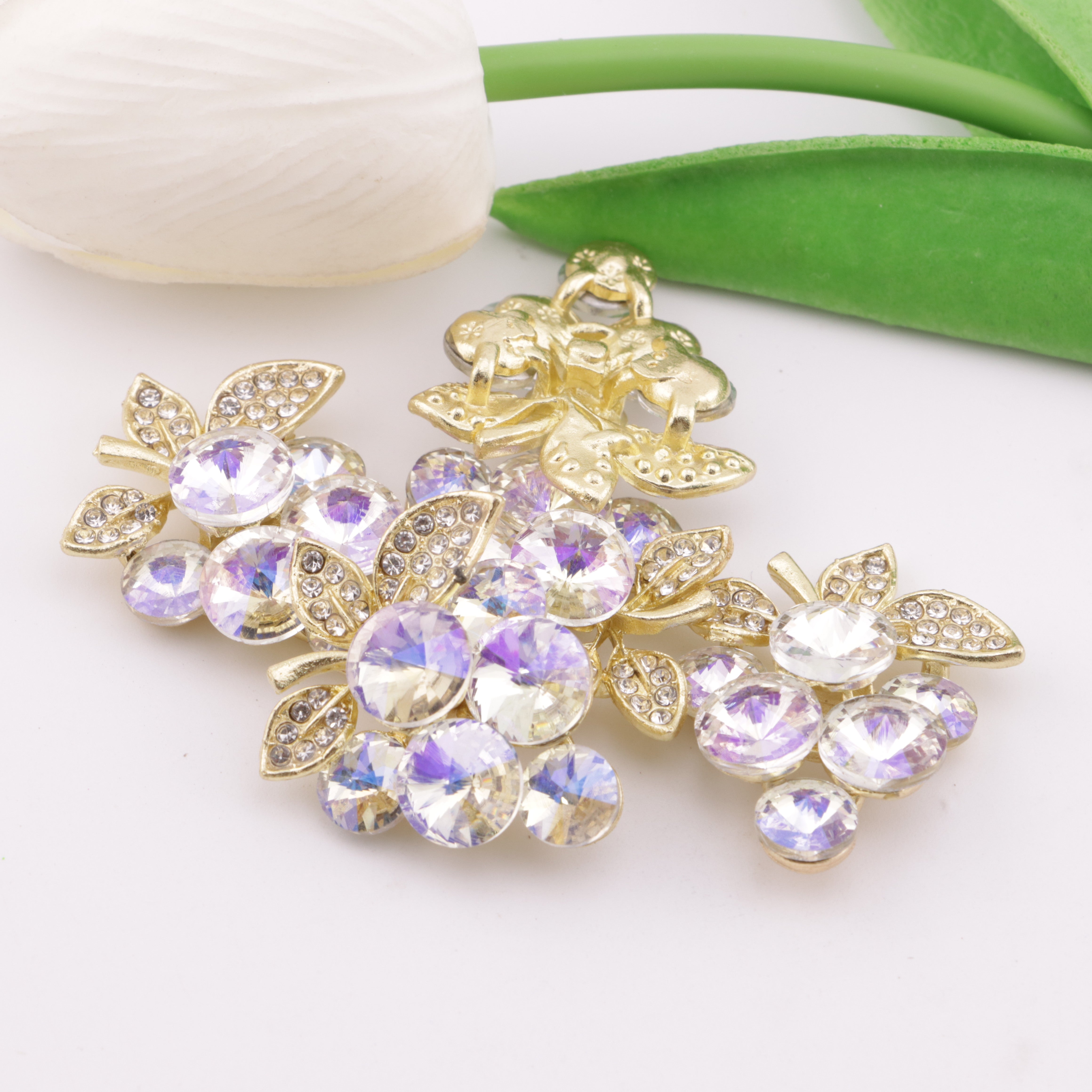FS5968- 29*33Mm Grape Alloy Charms