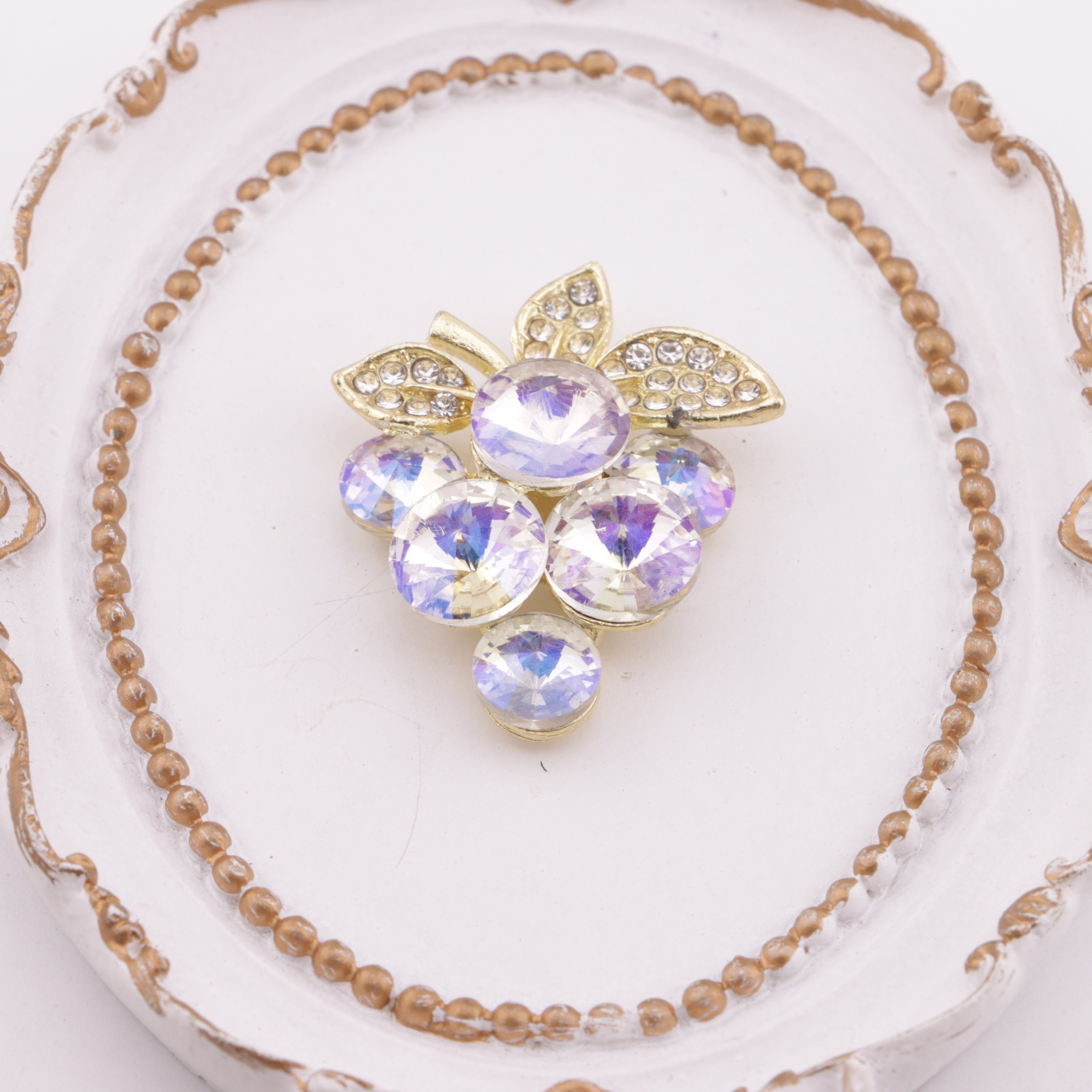 FS5968- 29*33Mm Grape Alloy Charms