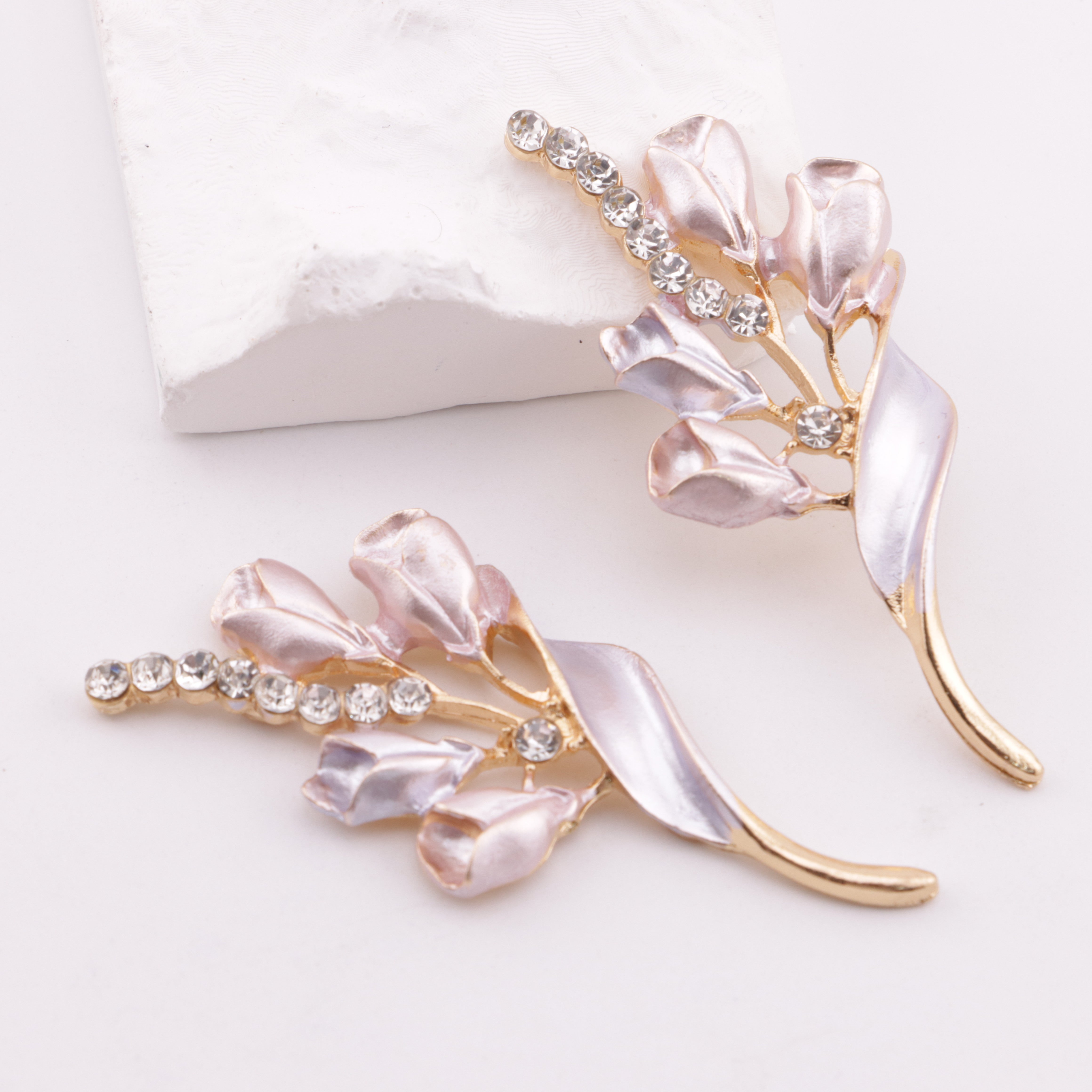 FS4608- 2.9cmX6.2cm Tulip Alloy Charms