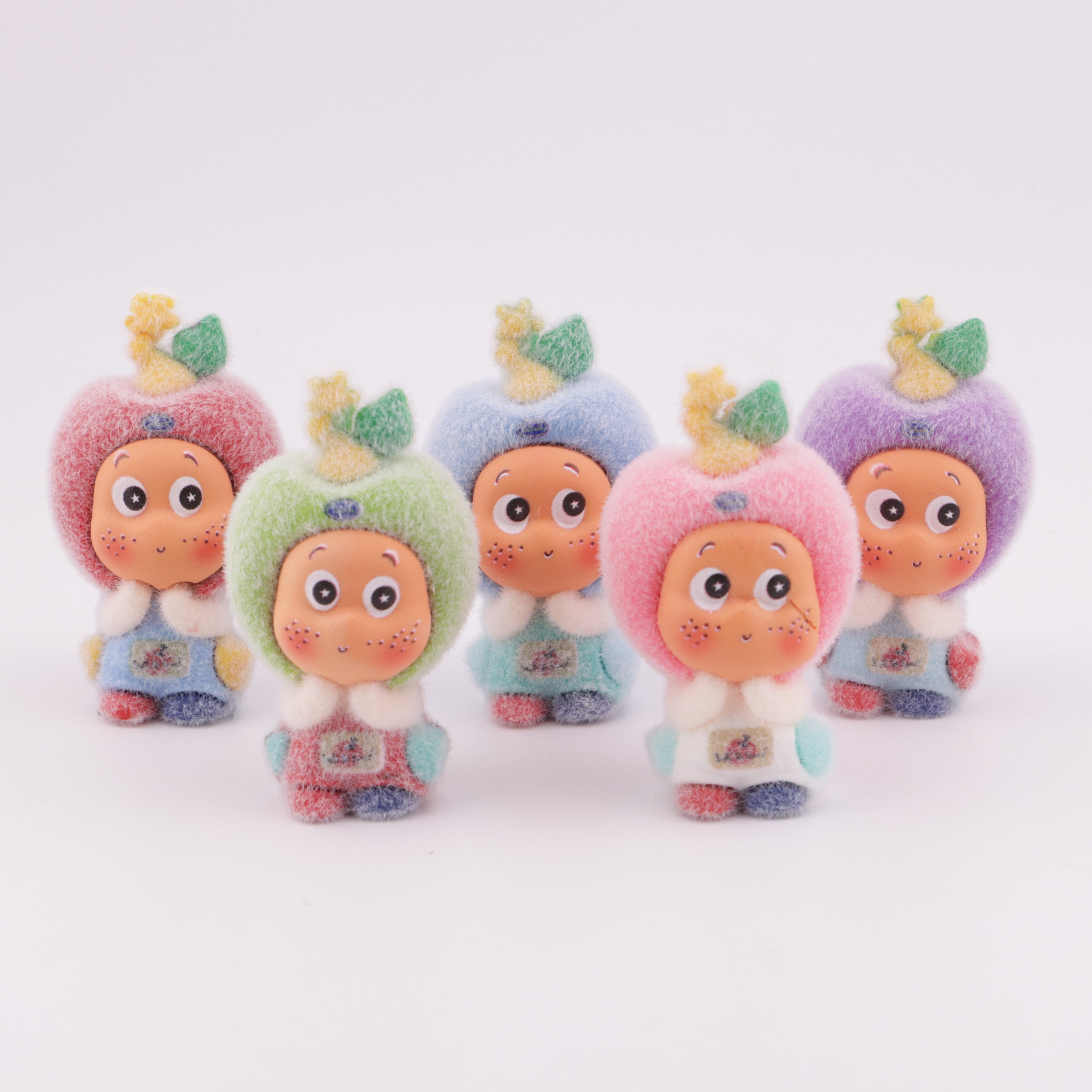 FS5985- Star People Flocked Three - Dimensional Resin Beads