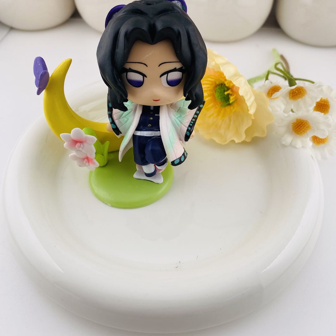 FS19722-About 70mm Demon Slayer Shinobu Kocho Mini Chibi Figure