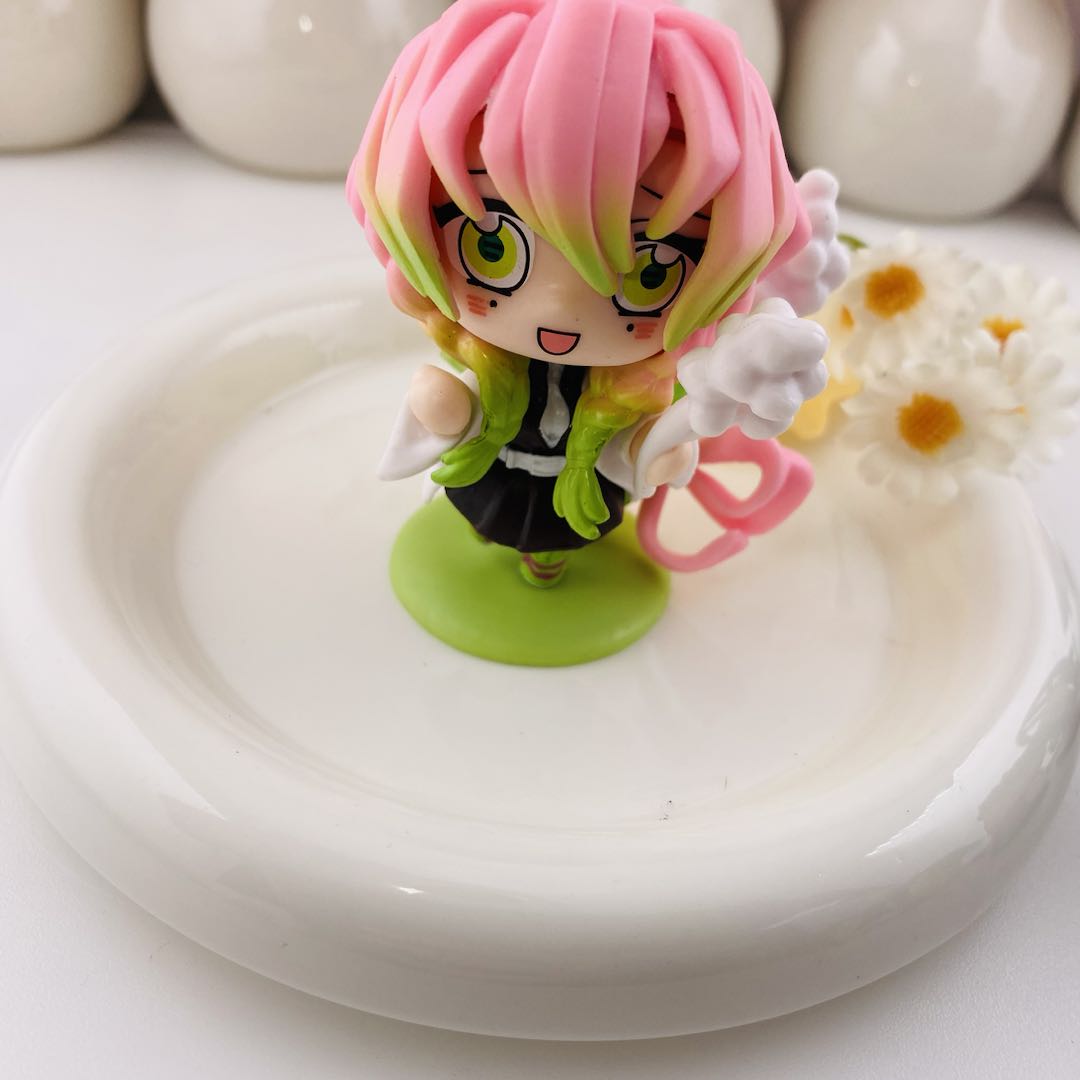 FS19728-About 70mm Mitsuri Kanroji Demon Slayer Chibi Figure