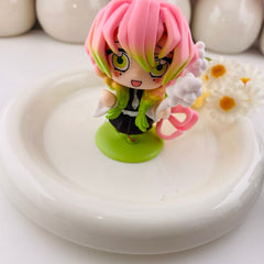 FS19728-About 70mm Mitsuri Kanroji Demon Slayer Chibi Figure