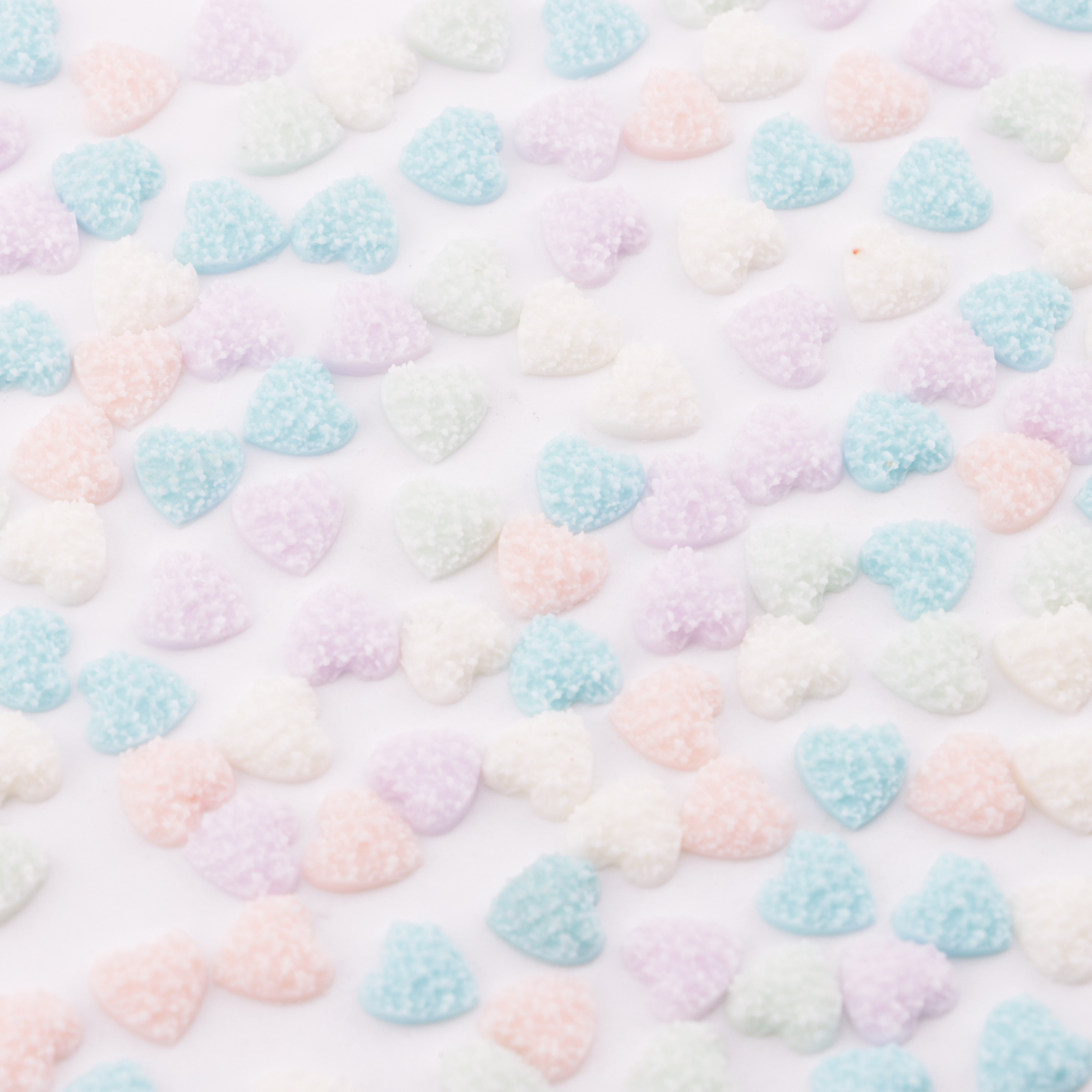 FS5995- 7.5mm Sugar Heart Charms