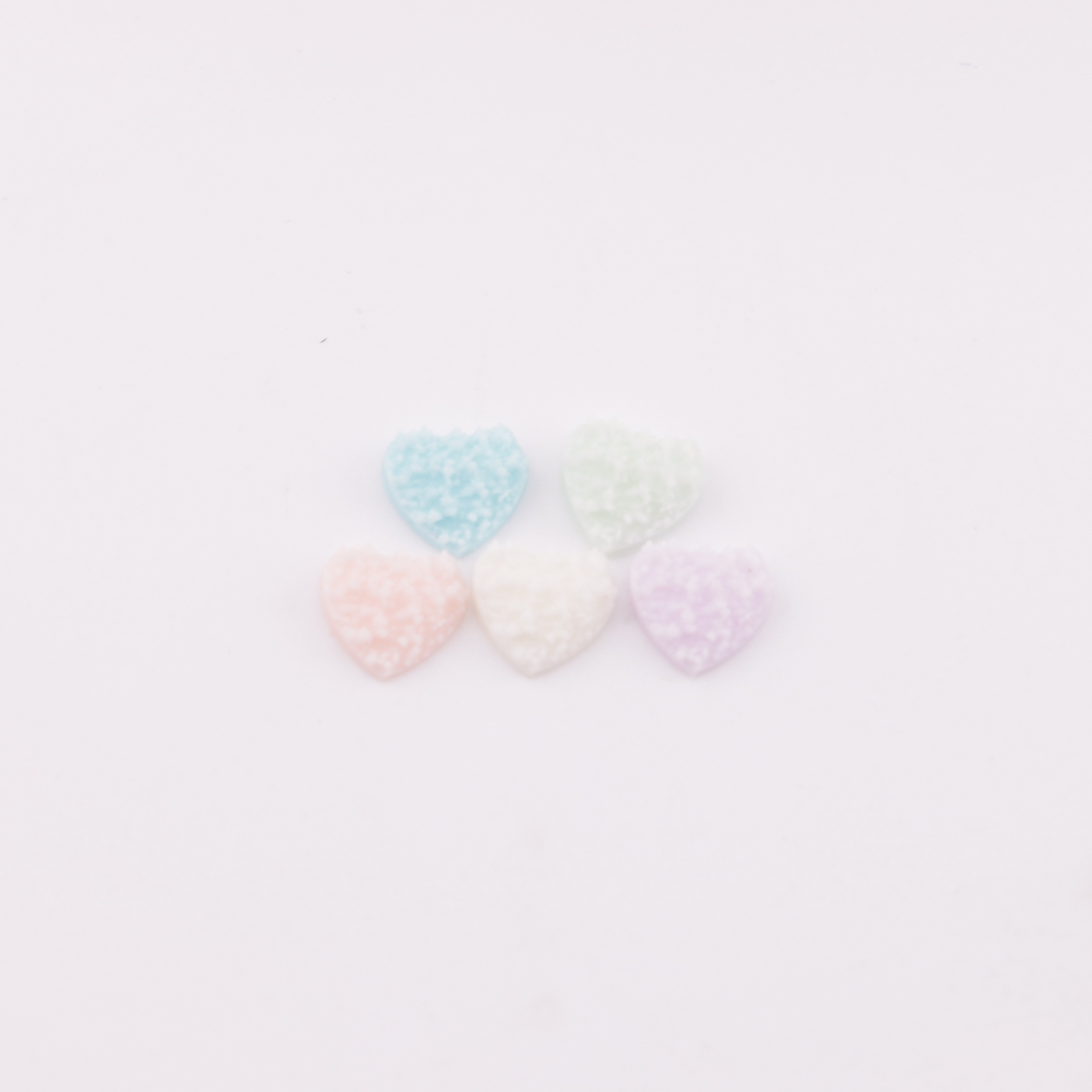 FS5995- 7.5mm Sugar Heart Charms